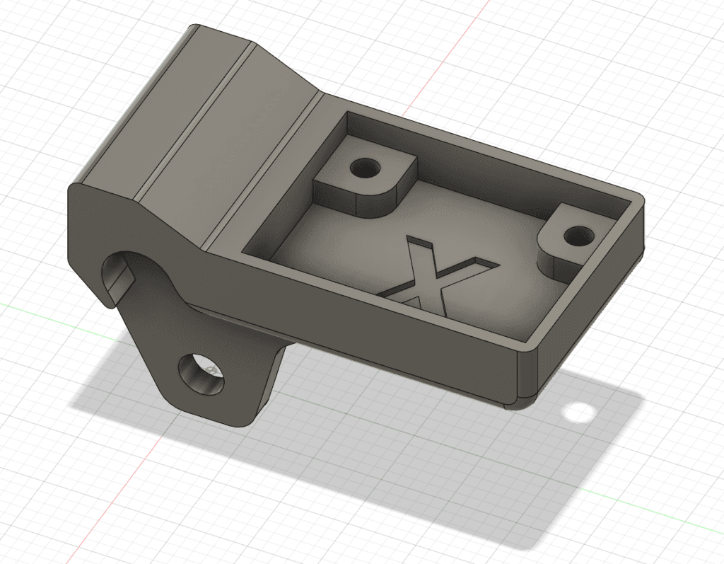 Anycubic Kobra Neo ADXL345 X-axis mount 3d model