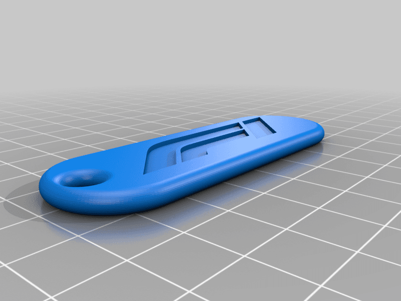 F1 Keychain - Racing fans 3d model