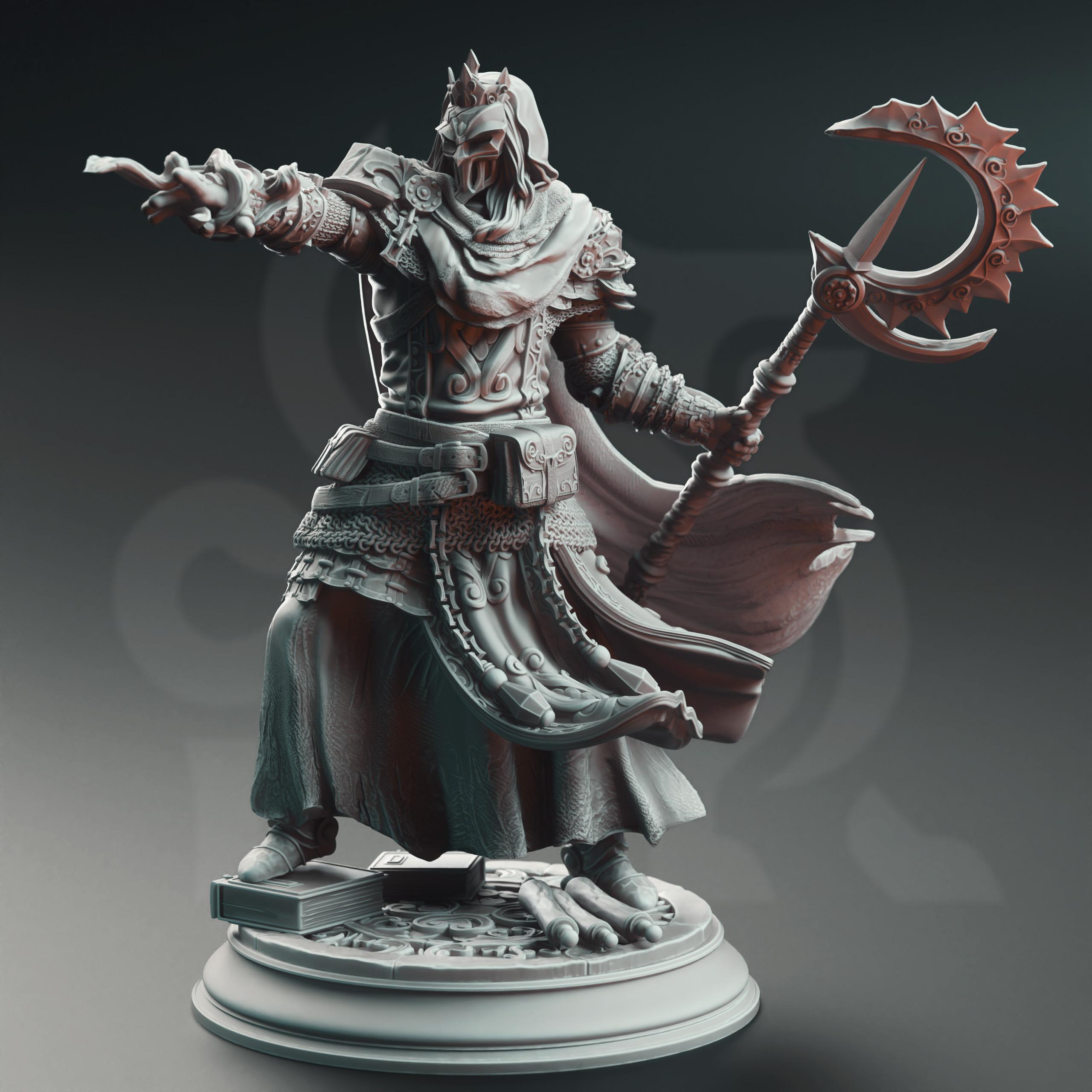 Psionic Spell Knight - Bastian the Everknowing 3d model