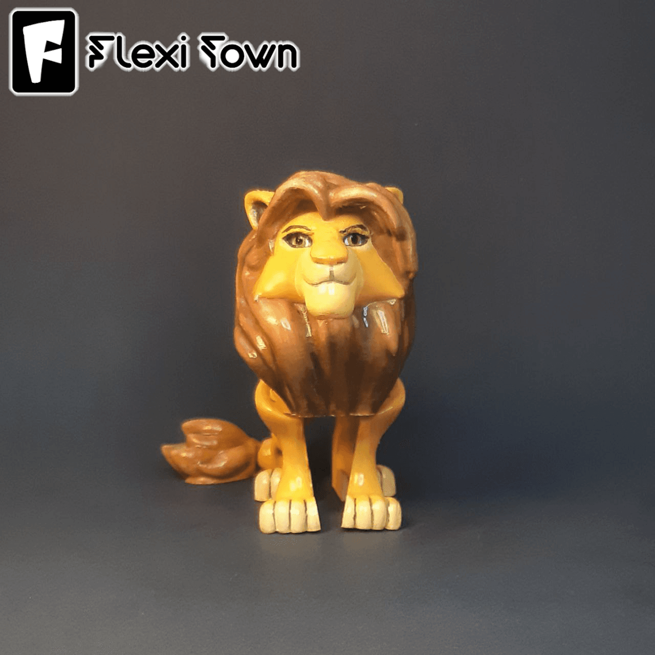 Flexi Print-in-Place Lion, The Lion King, Simba 3d model