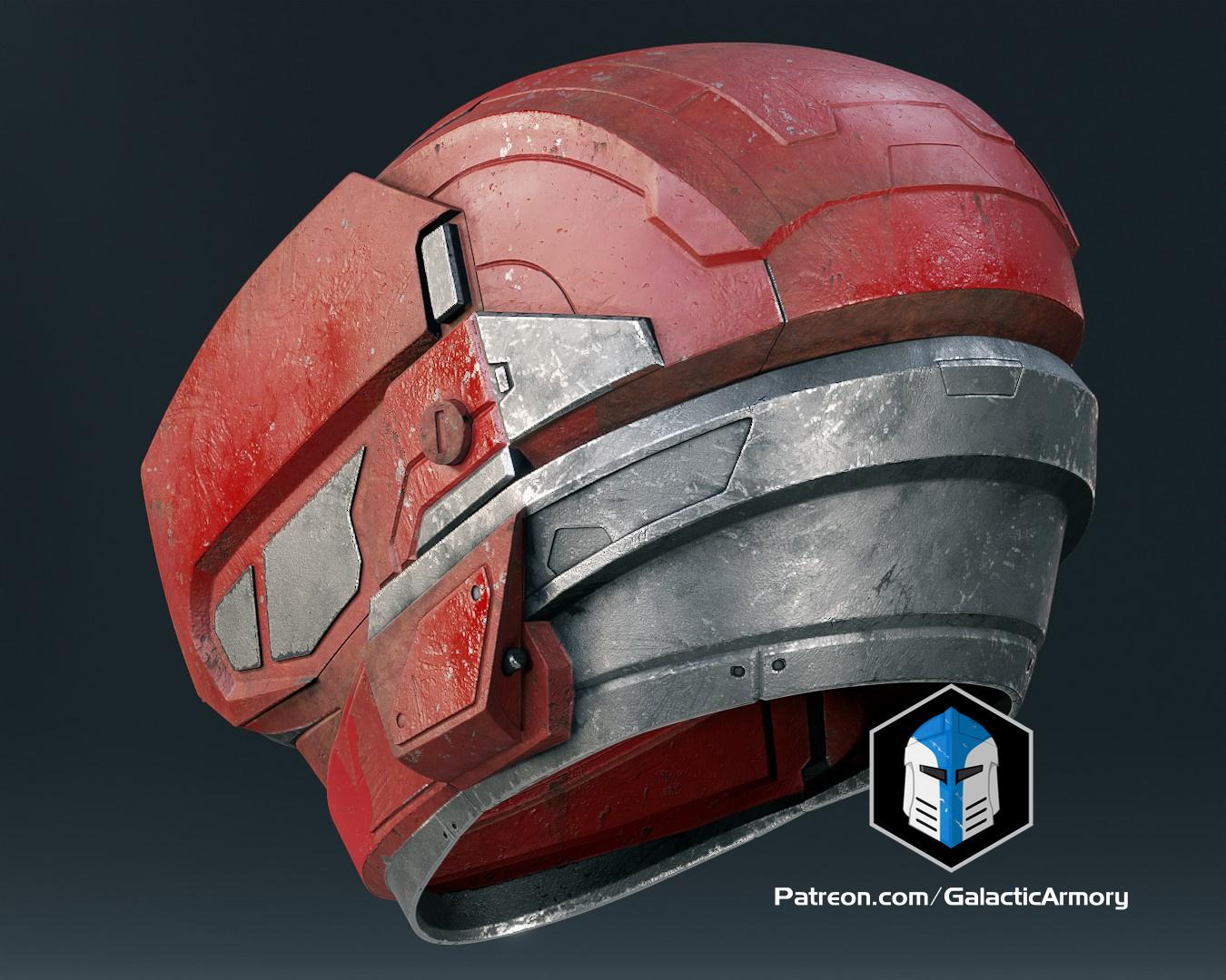 Halo Reach Gungnir Helmet - 3D Print Files 3d model