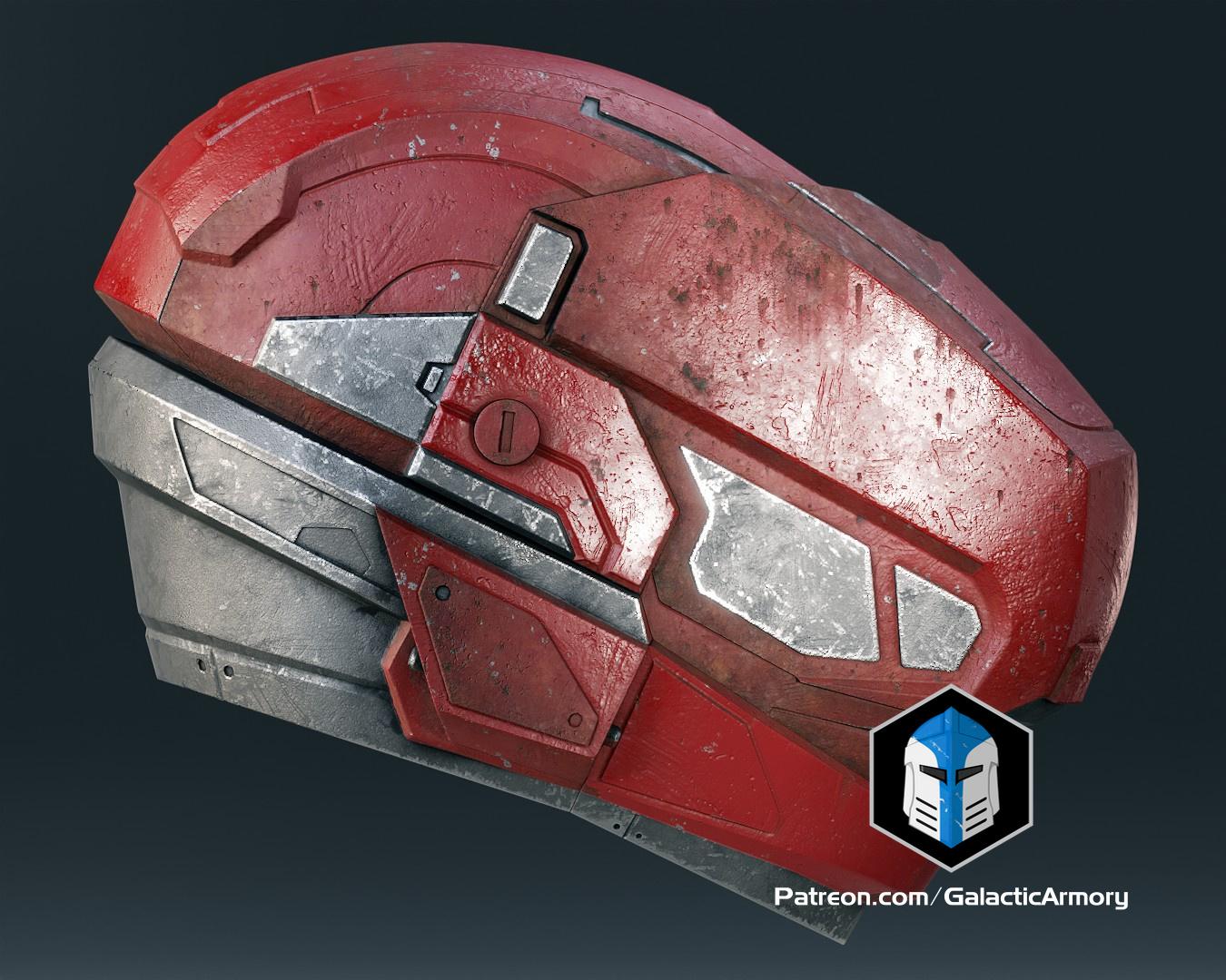 Halo Reach Gungnir Helmet - 3D Print Files 3d model