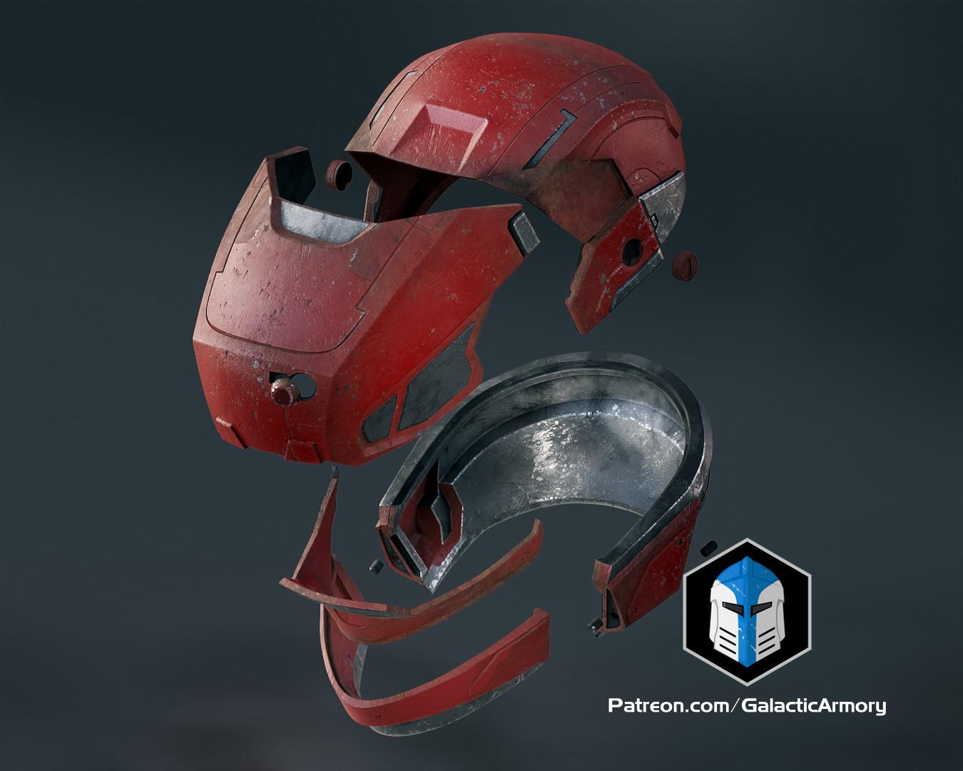 Halo Reach Gungnir Helmet - 3D Print Files 3d model