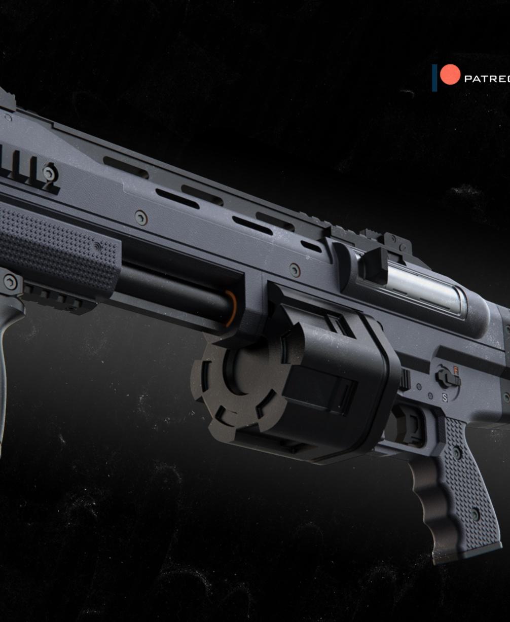 CQS48 Bulldog 3d model