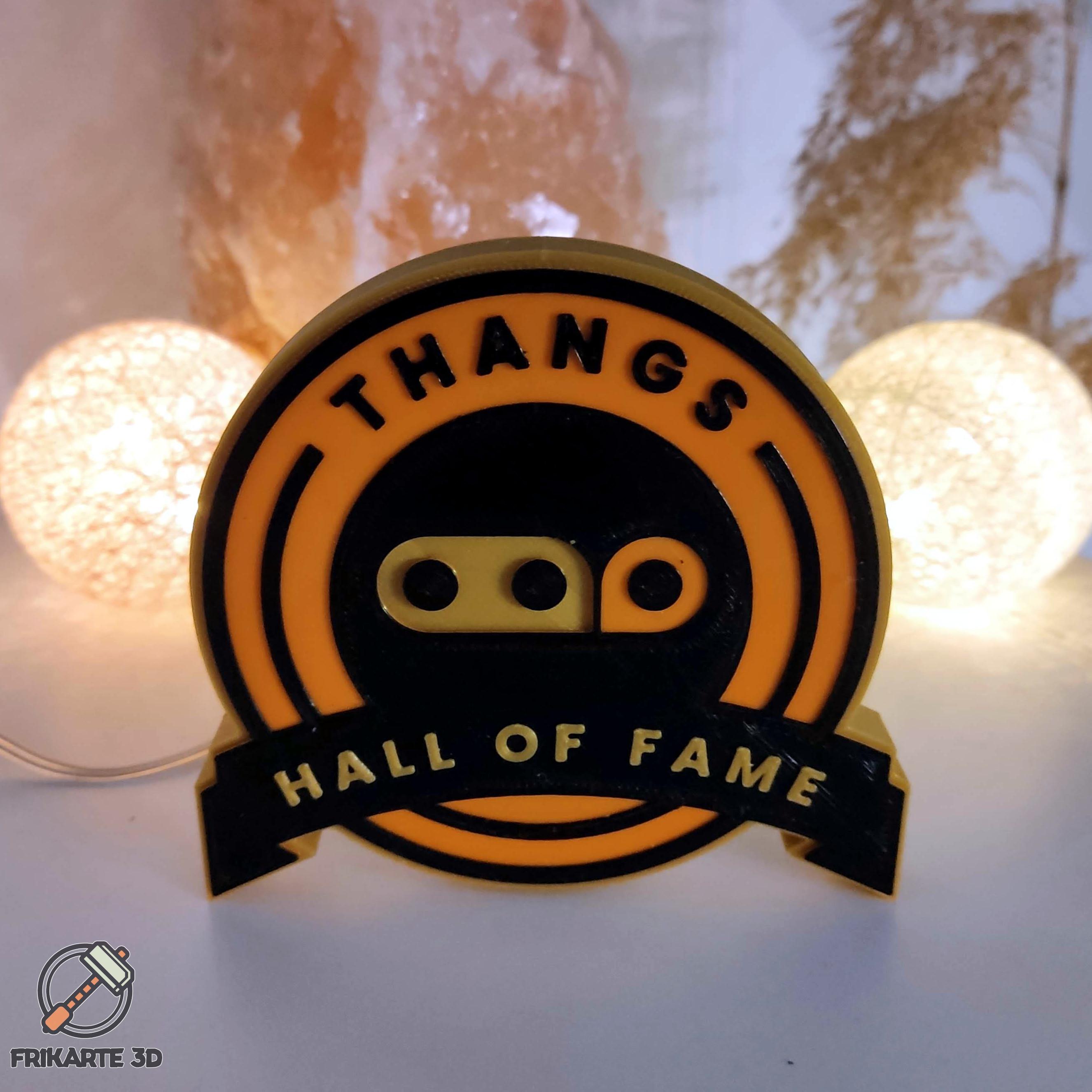 Thangs Hall of Fame Badge 3d model