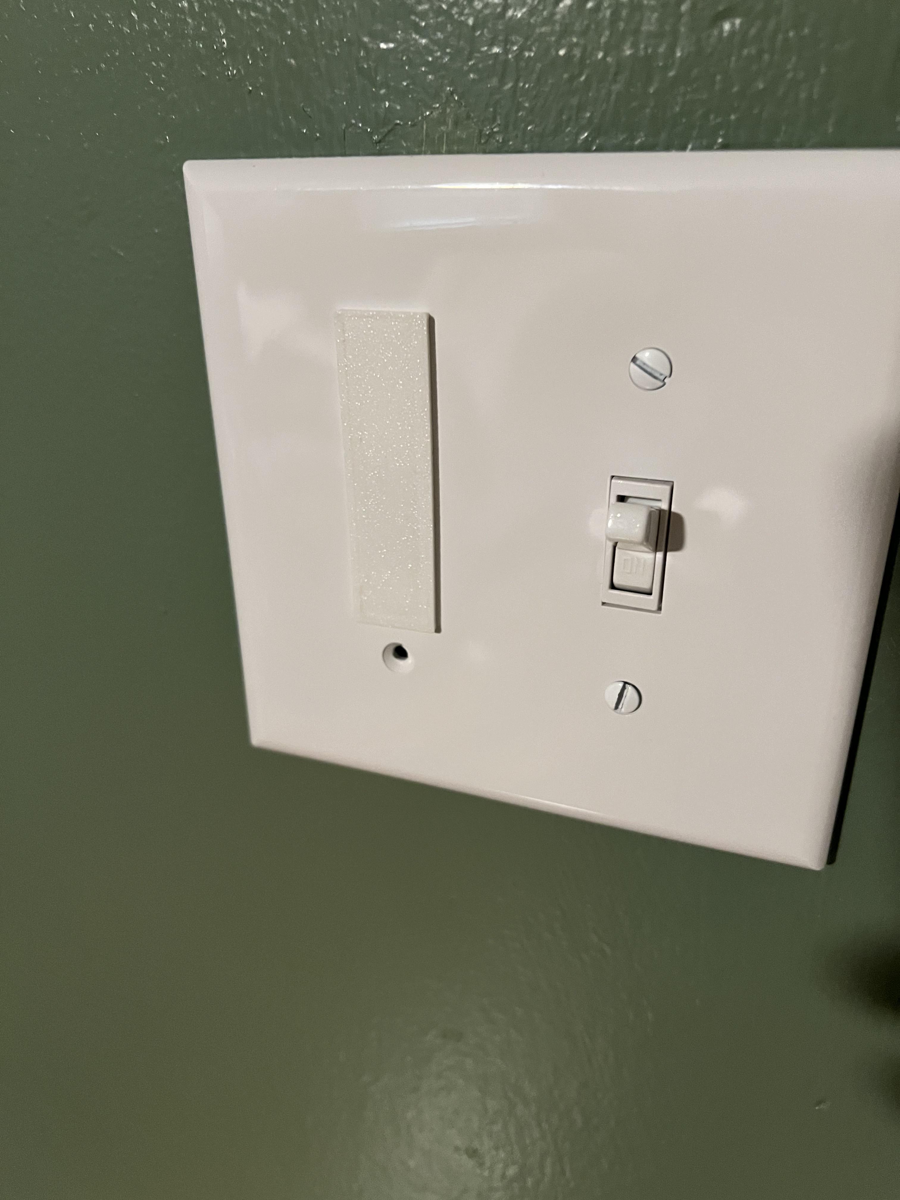 Light Switch Plate Insert 3d model