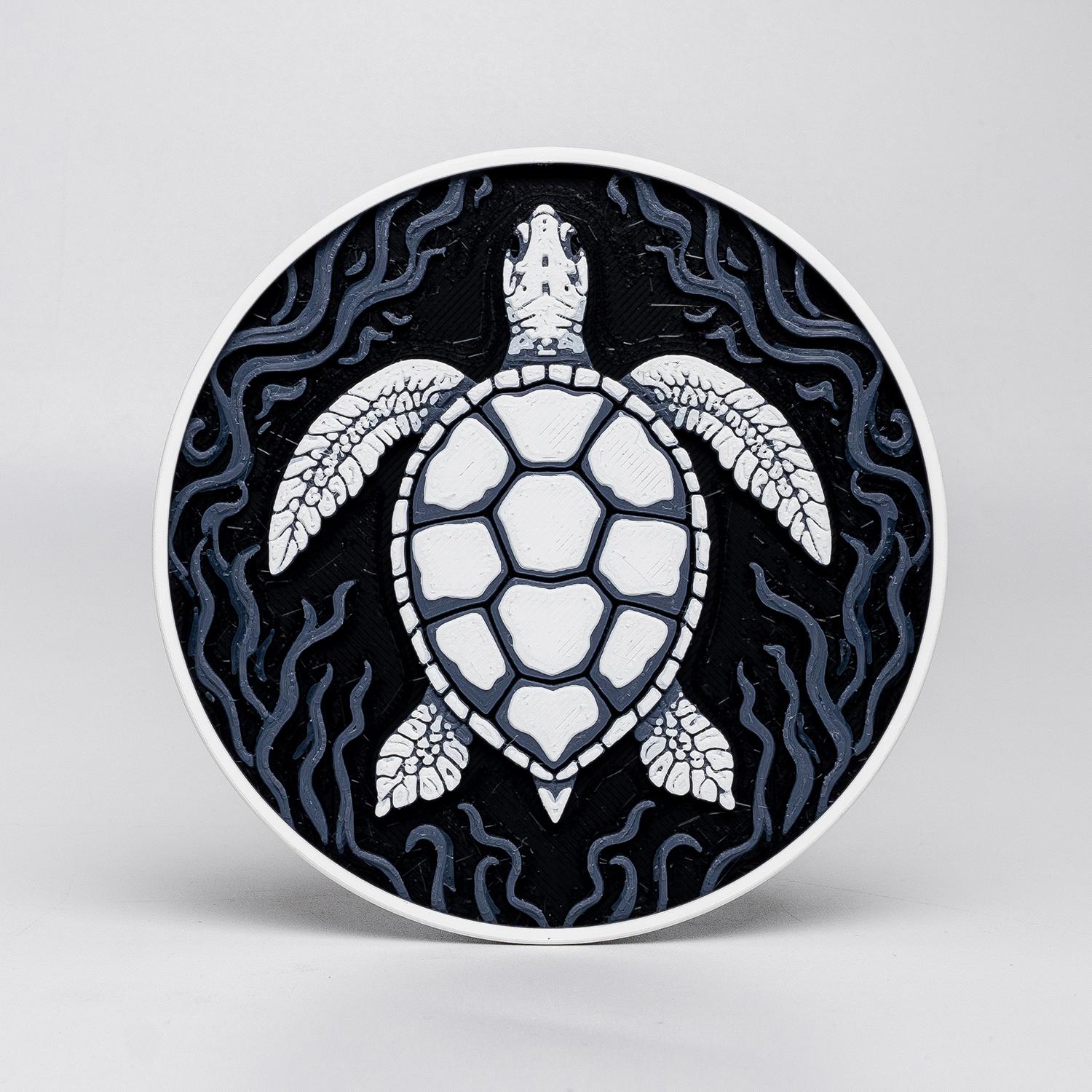 Ocean Wildlife Coasters 3d model