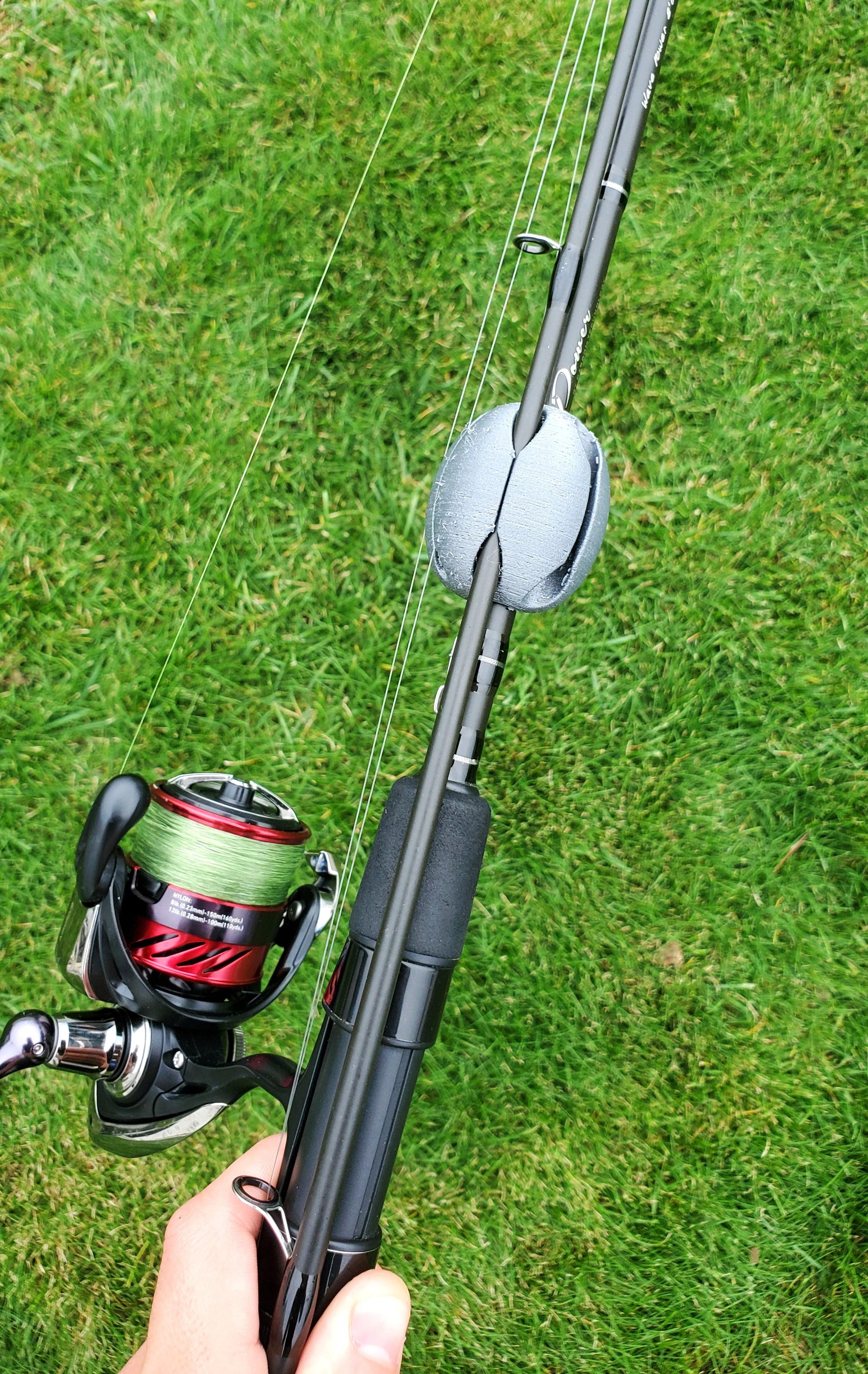 Fishing rod holder ball 3d model