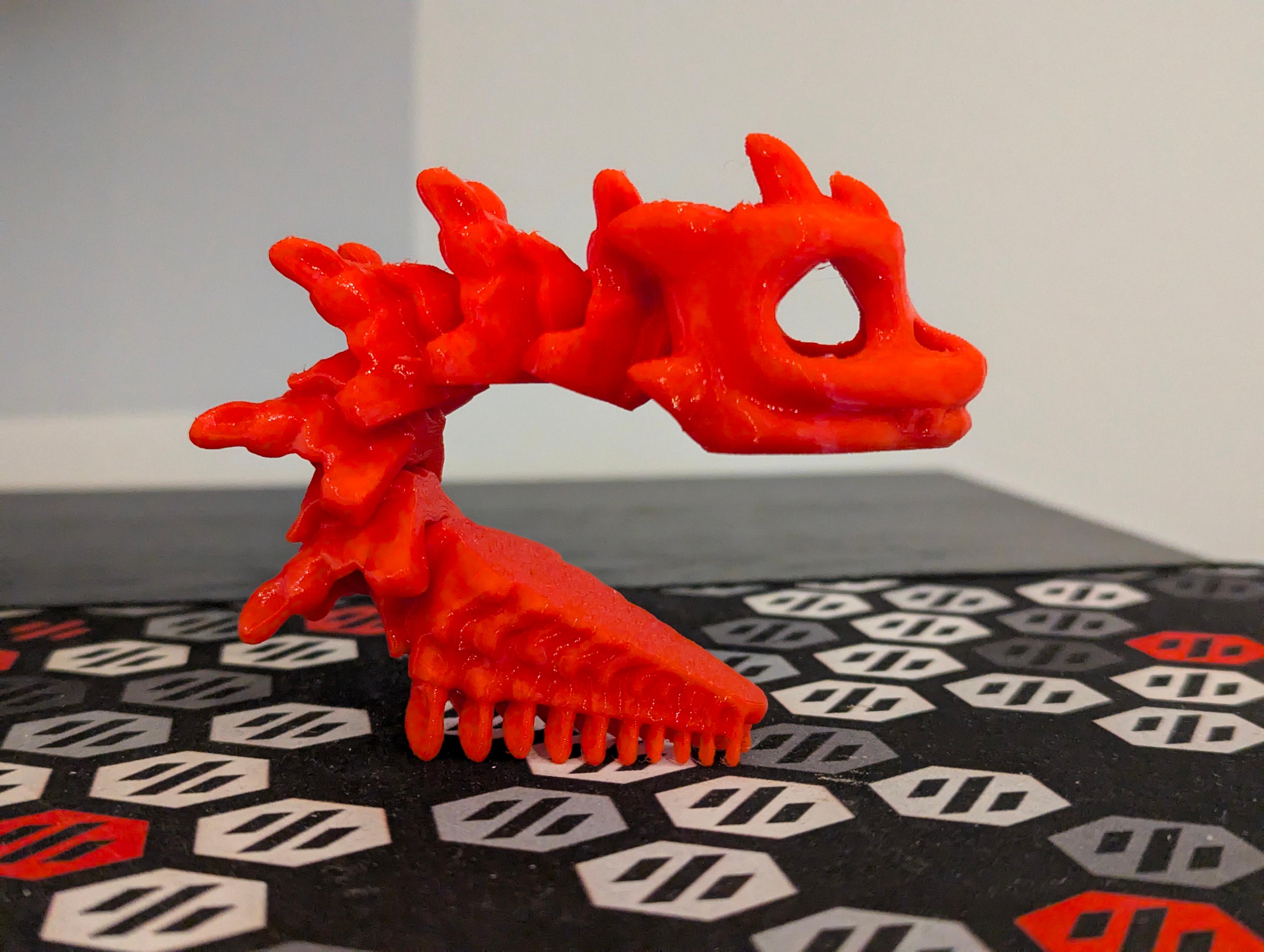 Bony Basilisk - Revamped, Snap-Flex 2.0 Fidget Toy - Nice print - 3d model