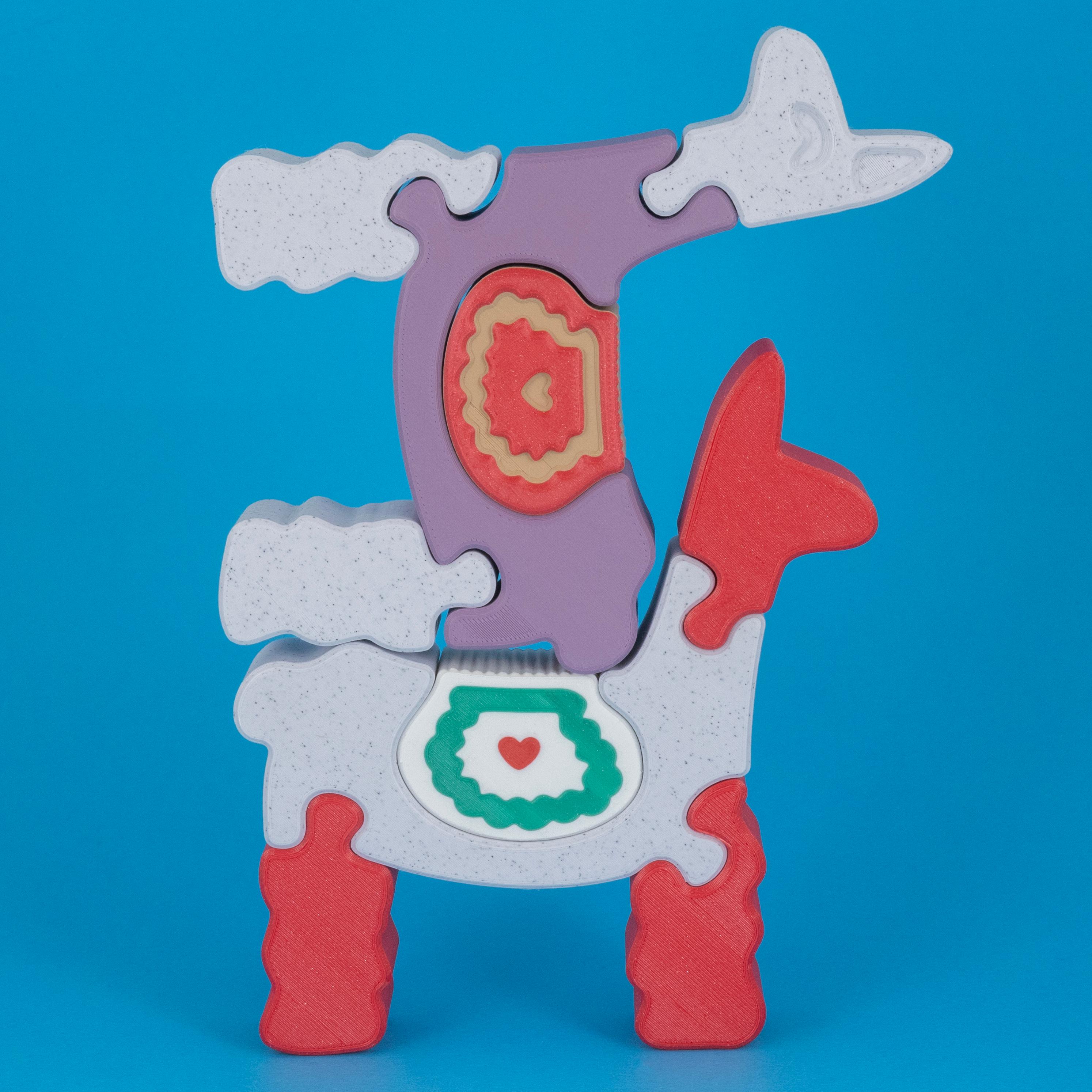 Llama Puzzle (Small) 3d model