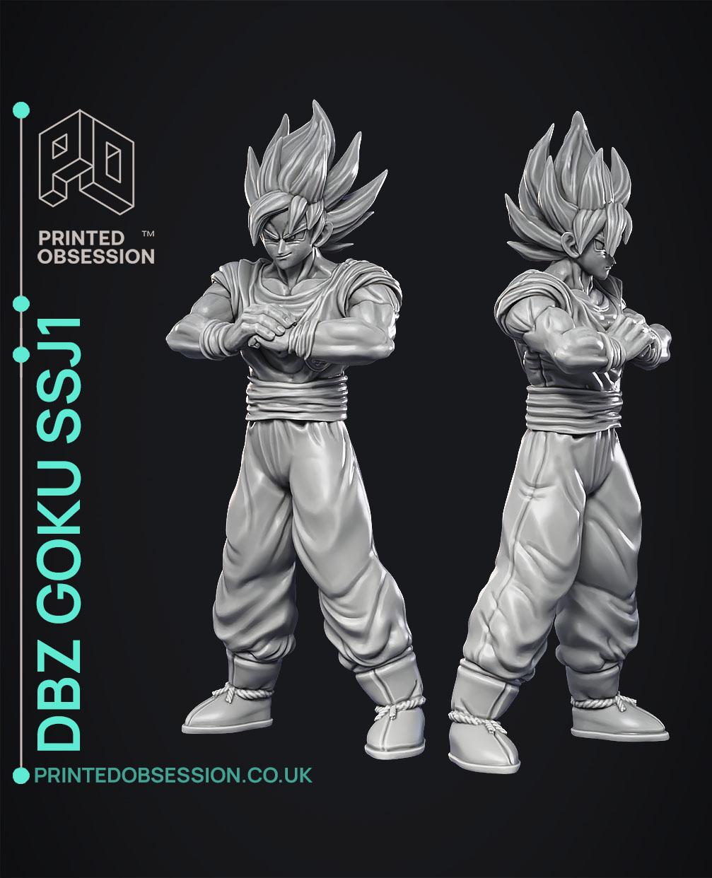 Goku SSJ1 - Dragon Ball Z - Fan Art 3d model