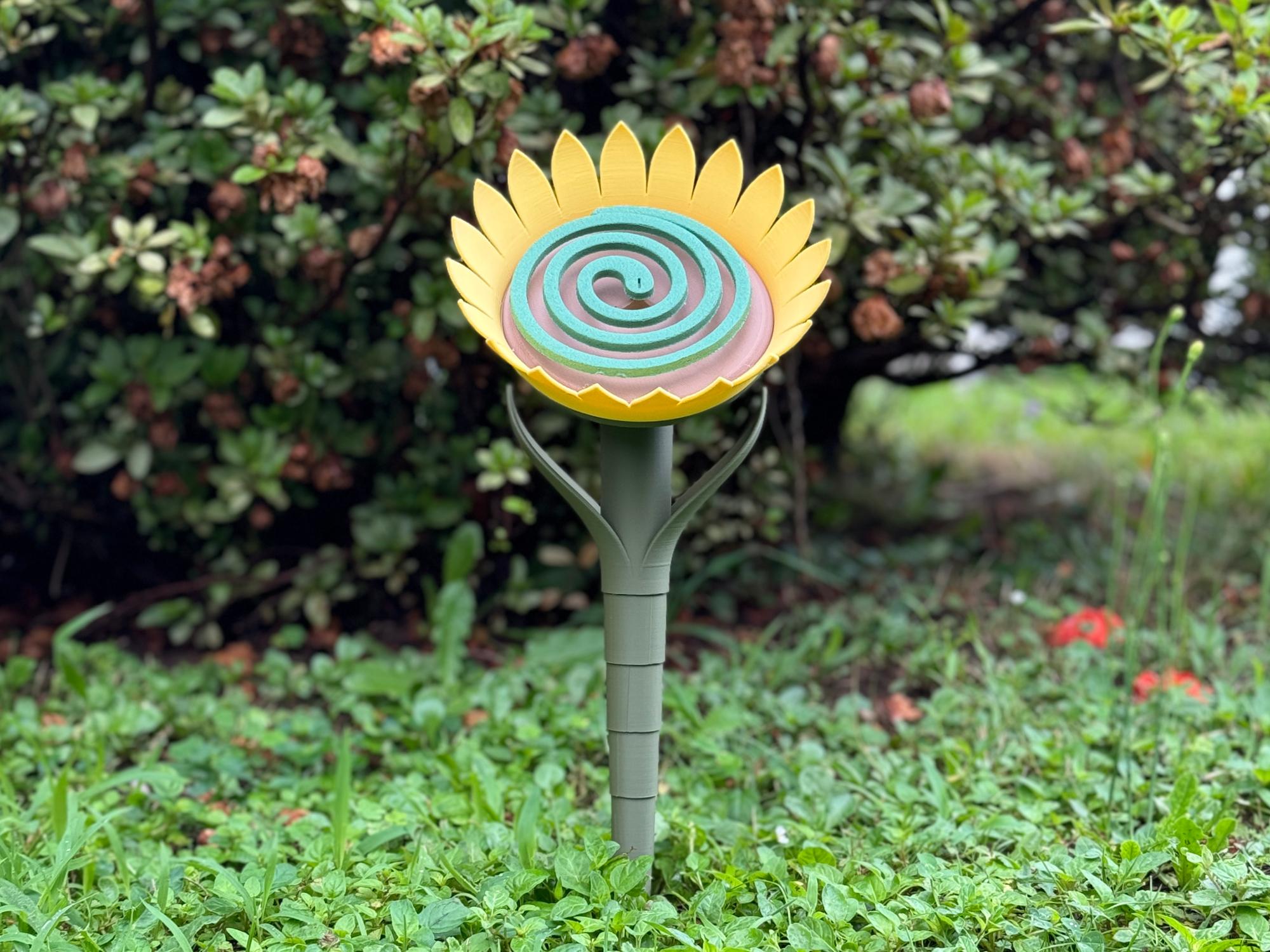 Suntwister, outdoor mosquito coil holder. 3d model