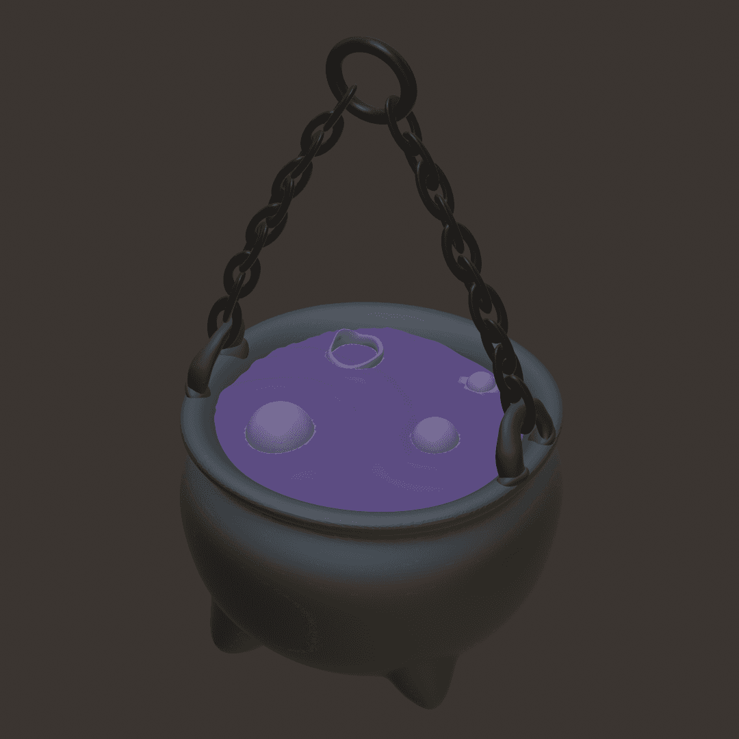 Witch's Cauldron  3d model