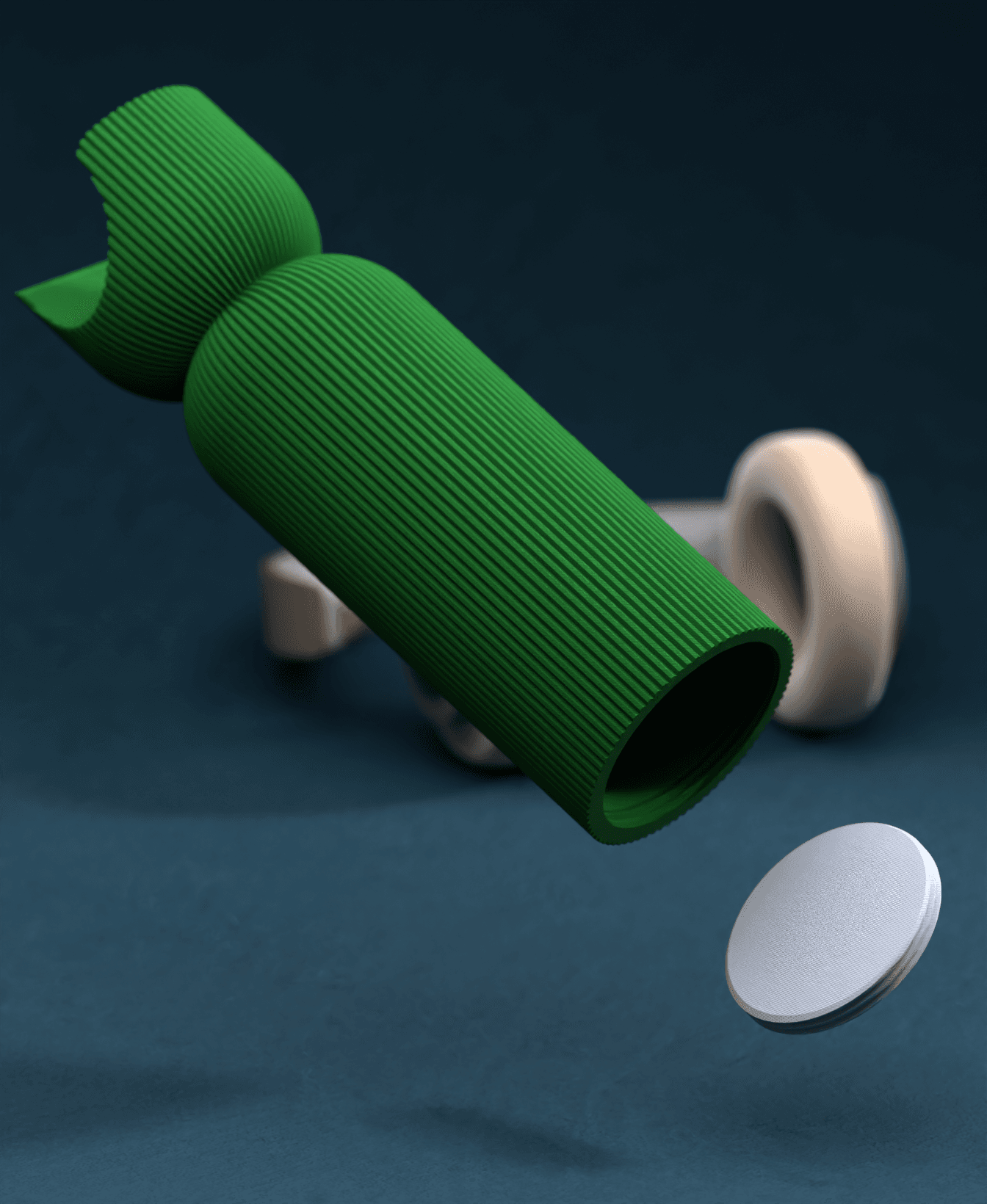 Prickle Headphone Stand 3d model