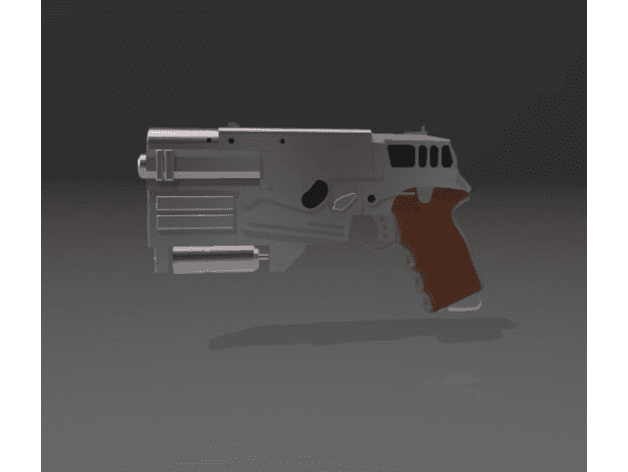 Fallout 76 10mm Pistol  3d model