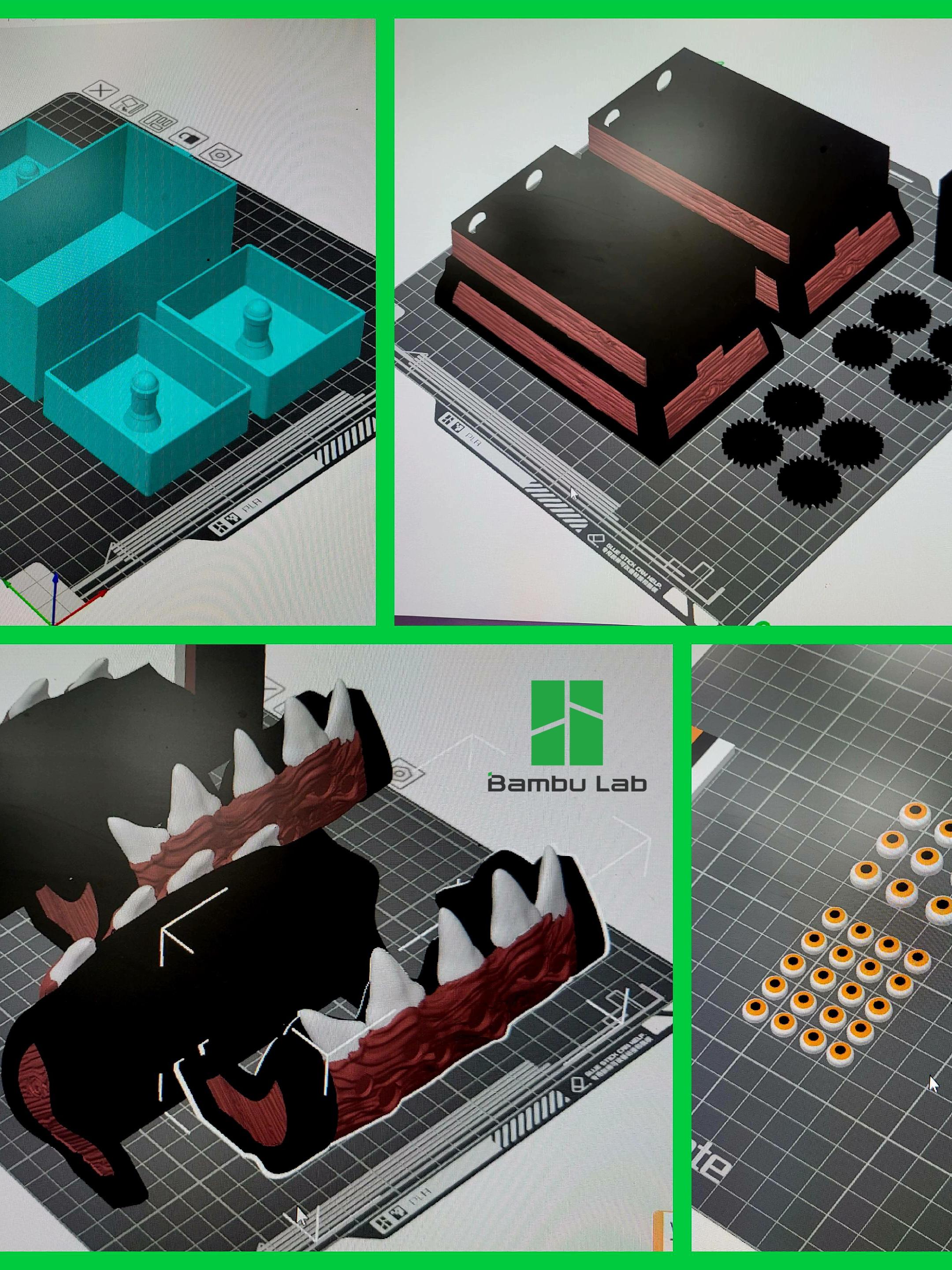 Folding Mimic Box 3d model