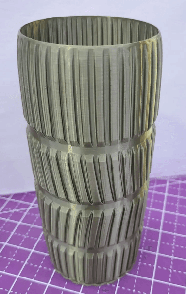 Tire tread vase 3d model