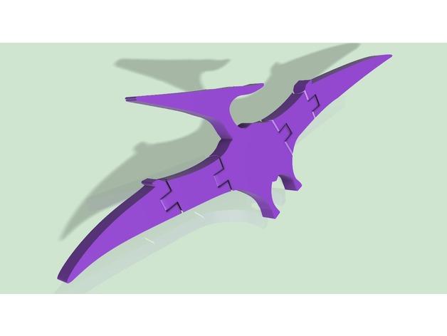 Flexi Articulated Pteranodon 3d model