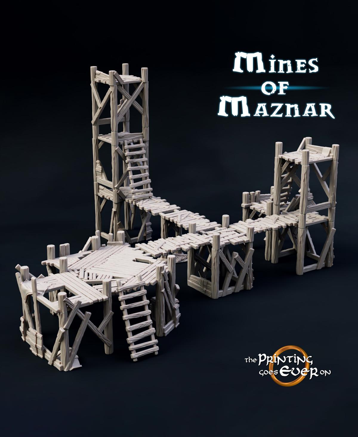 Modular Goblin Scaffolding 3d model