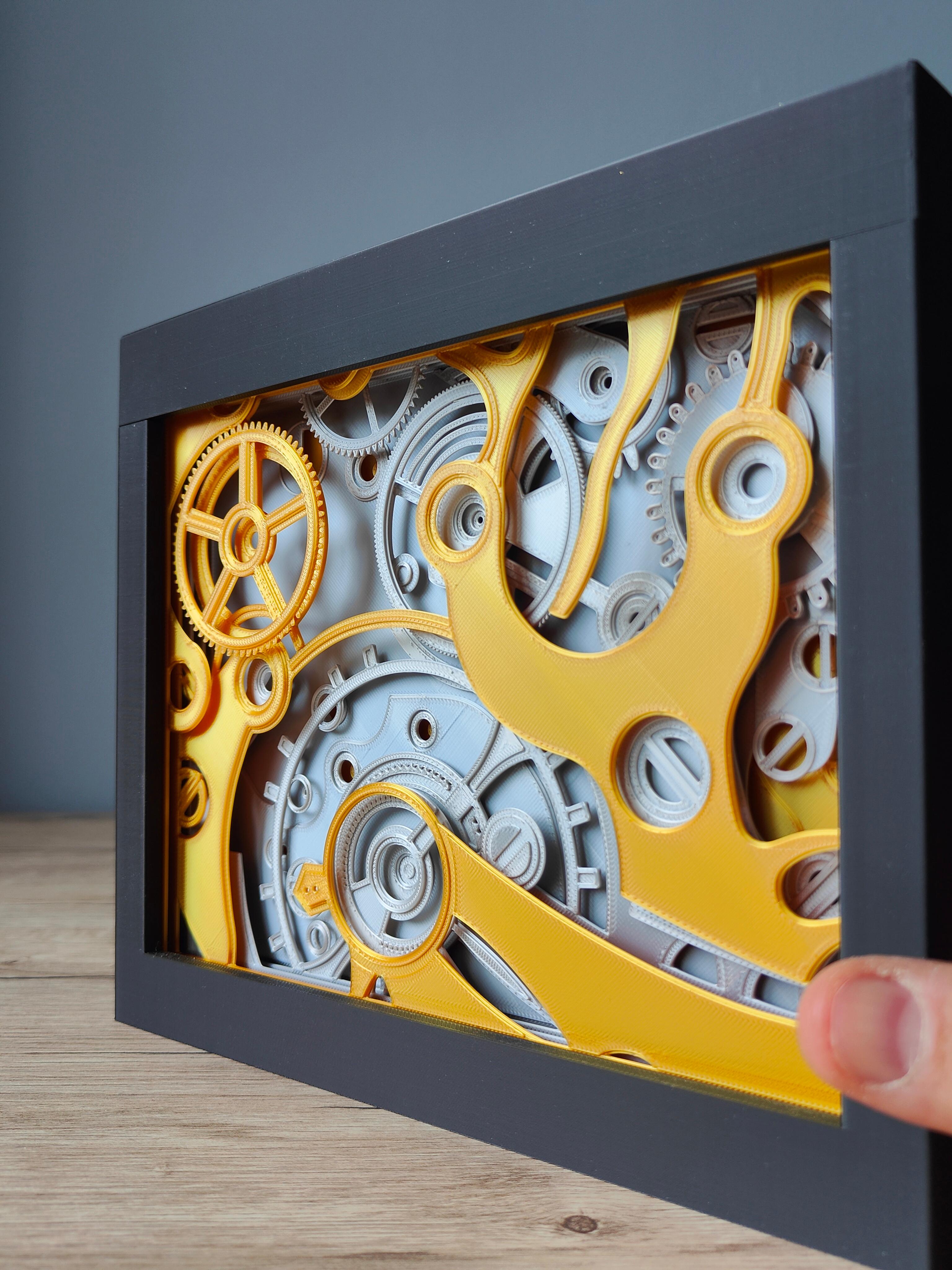 Clockwork Shadow Box 3d model