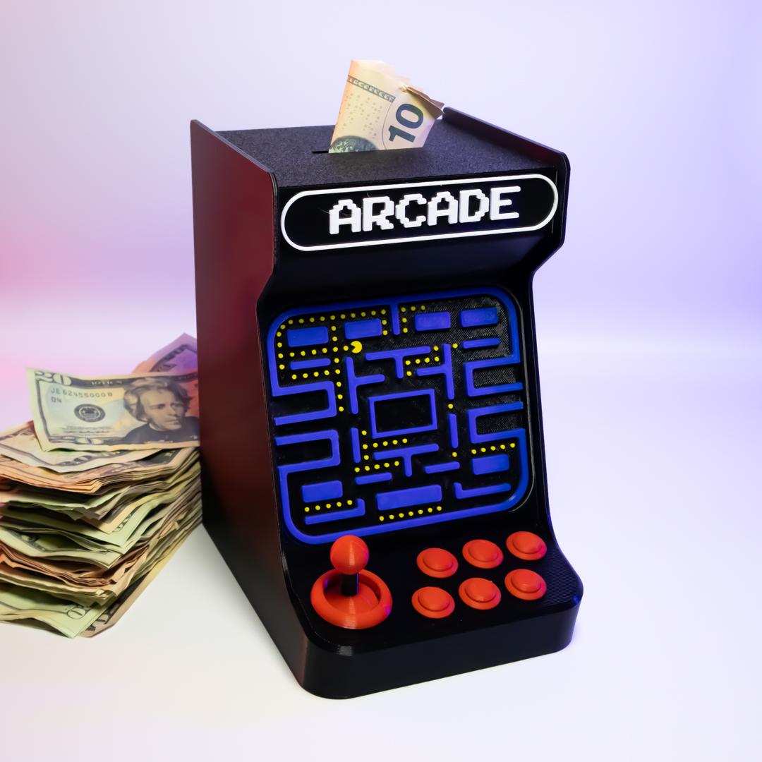 Retro Arcade Money Bank  3d model