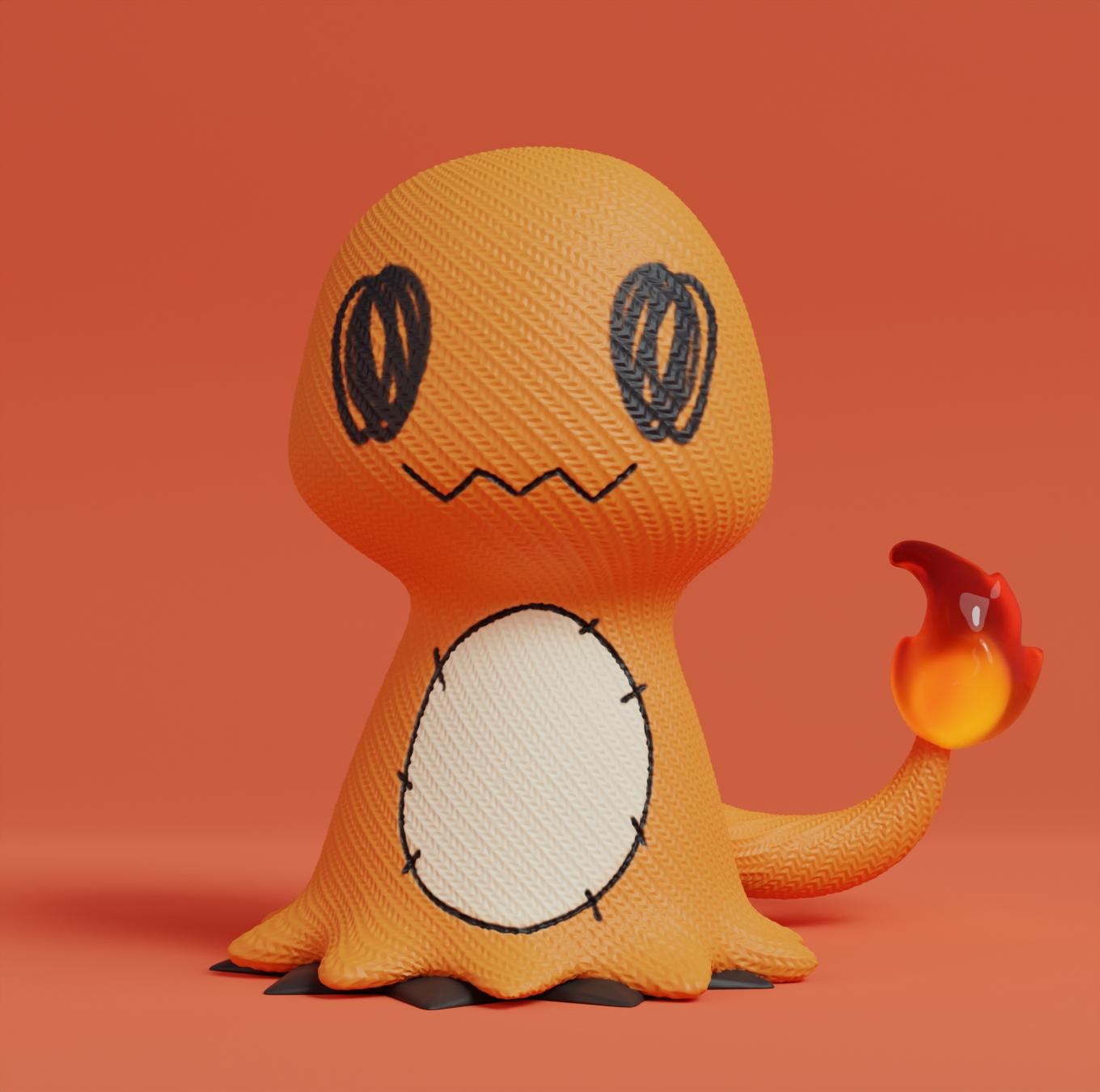 Mimikyu Charmander 3d model