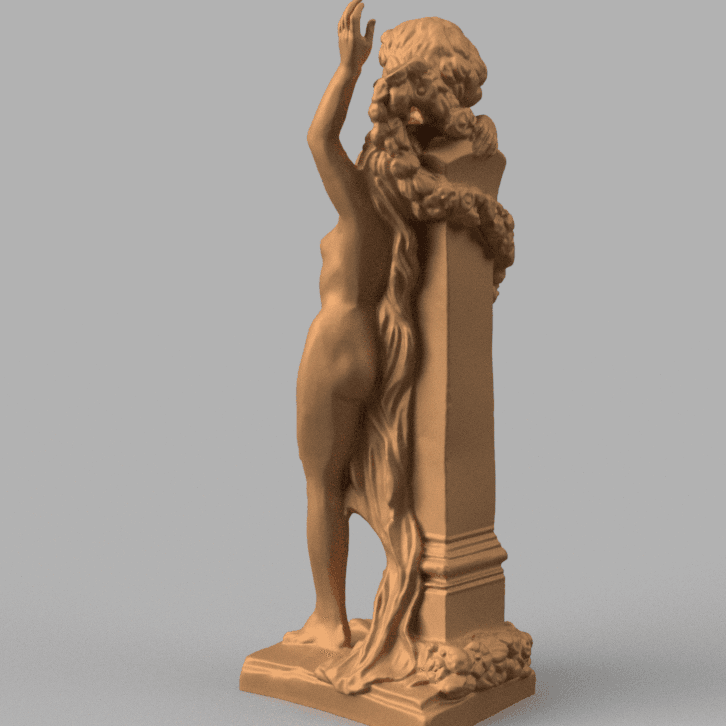 Ancient statue 3d model