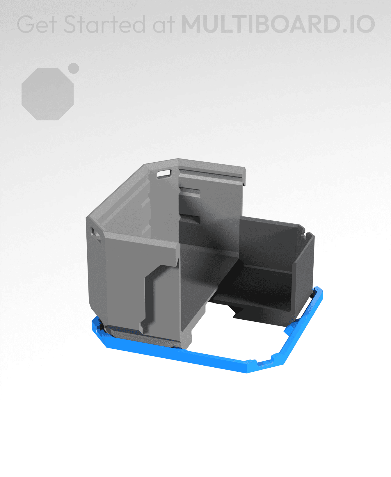 1x1 - Lite Multibin Panel 3d model