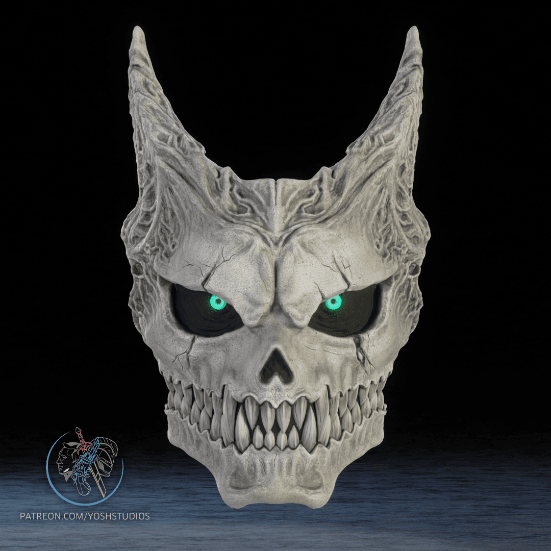 Kajiu no 8 Mask 3D Printer File STL 3d model