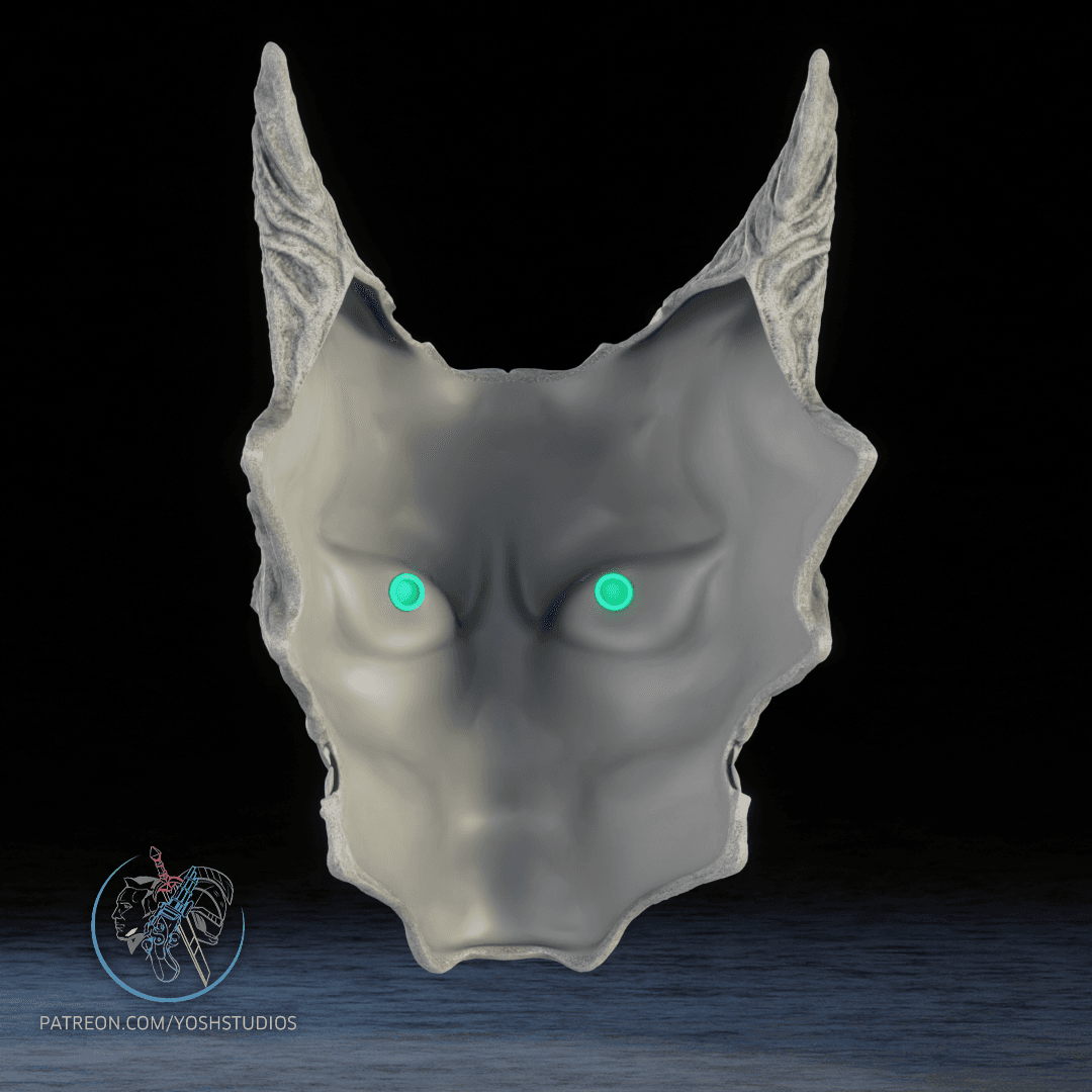 Kajiu no 8 Mask 3D Printer File STL 3d model