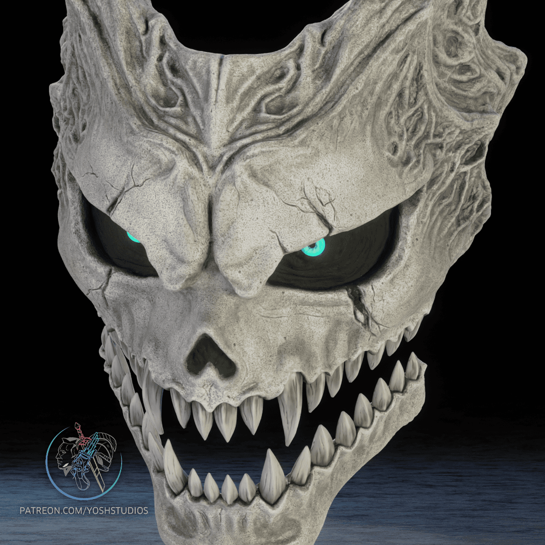 Kajiu no 8 Mask 3D Printer File STL 3d model