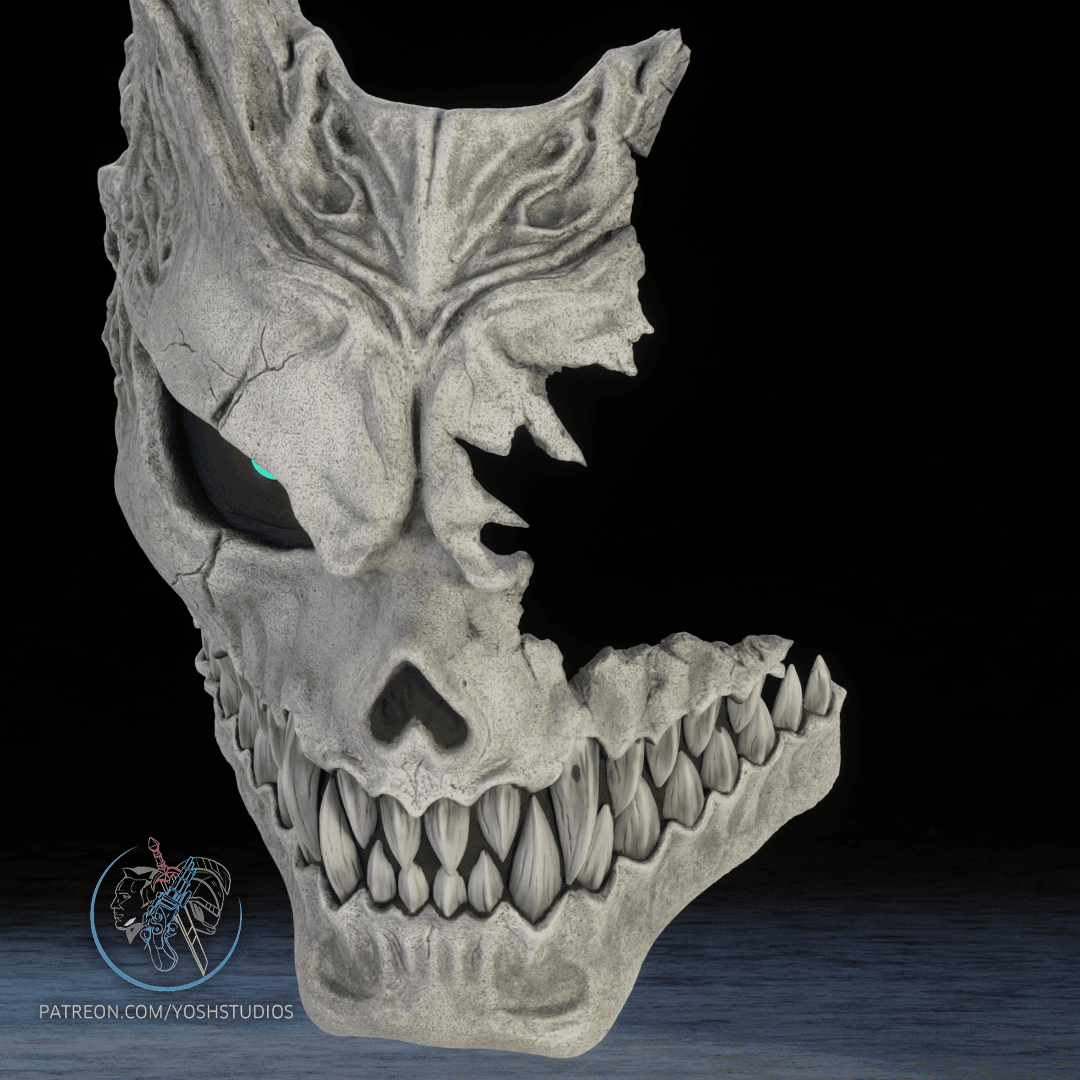 Kajiu no 8 Mask 3D Printer File STL 3d model