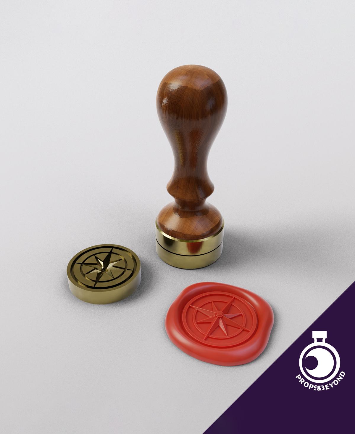 Navigators Guild Stamp 3d model