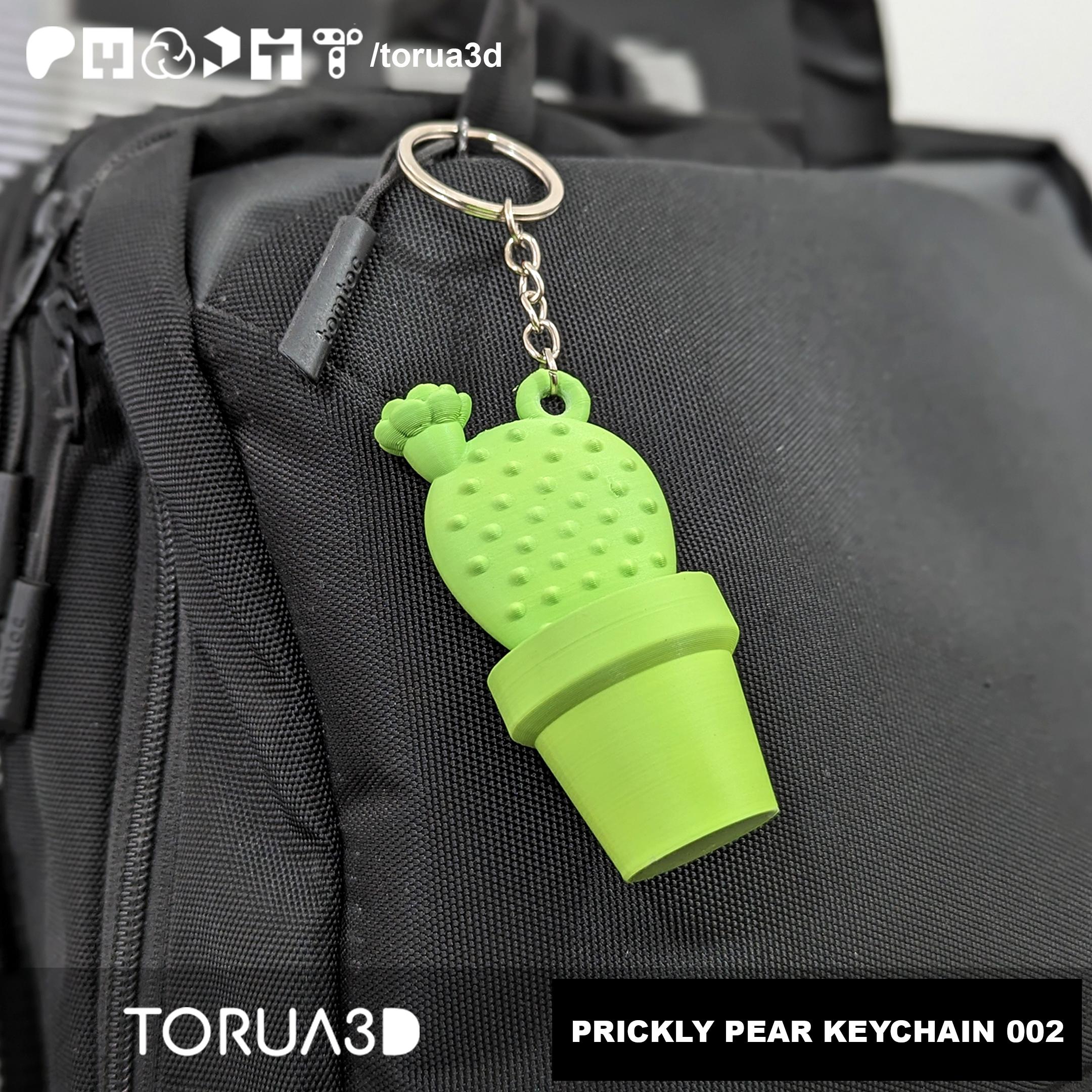 PRICKLY PEAR KEYCHAIN 002 - Cactus  3d model