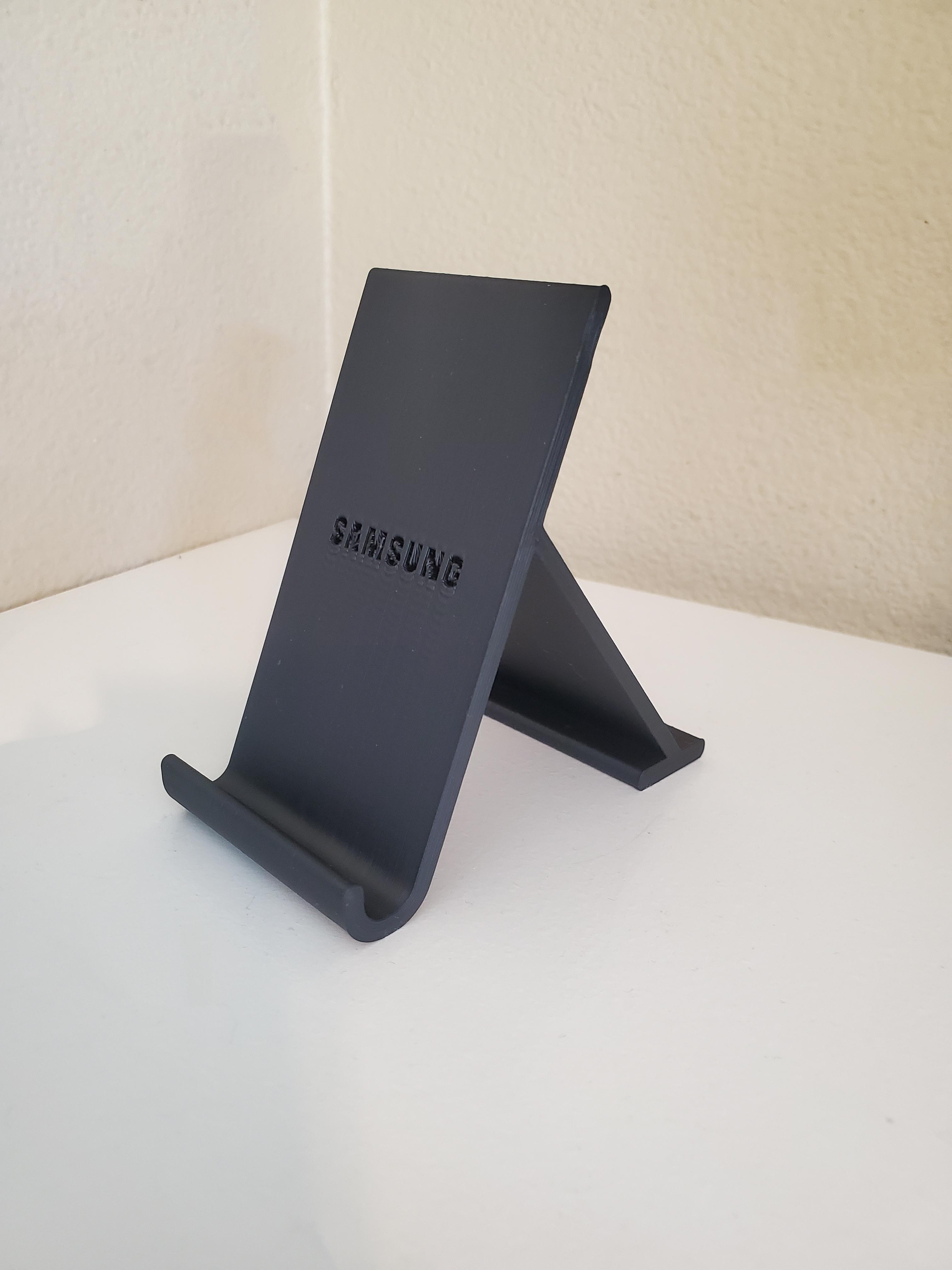 Double Sided Phone Holder - Samsung Themed 3d model