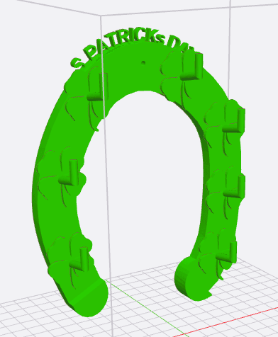 Lucky key organizer #StPatricksRemix 3d model