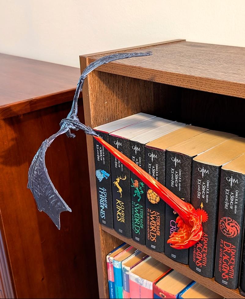 Flying Dragon Book Nook 3d model