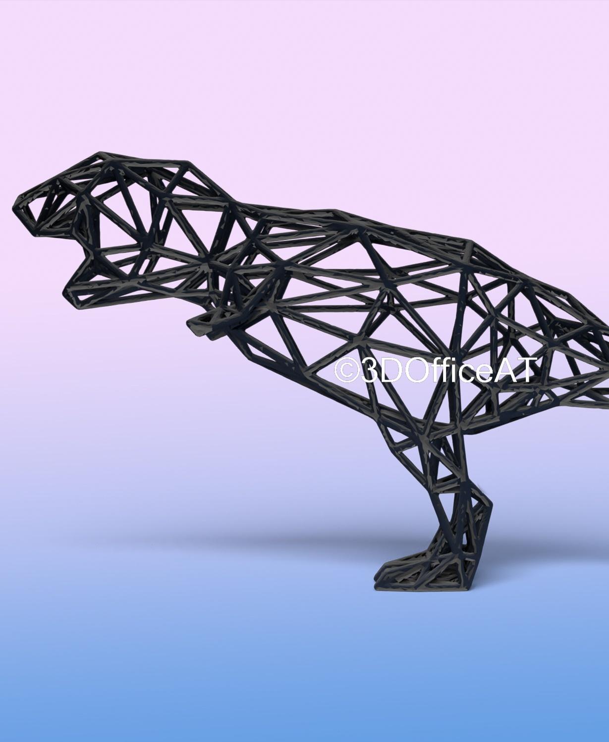 The T-Rex Wire Art 3d model