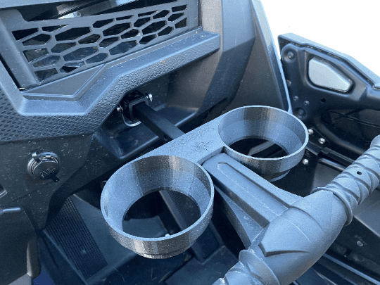 RZR cupholder for grab bar 3d model