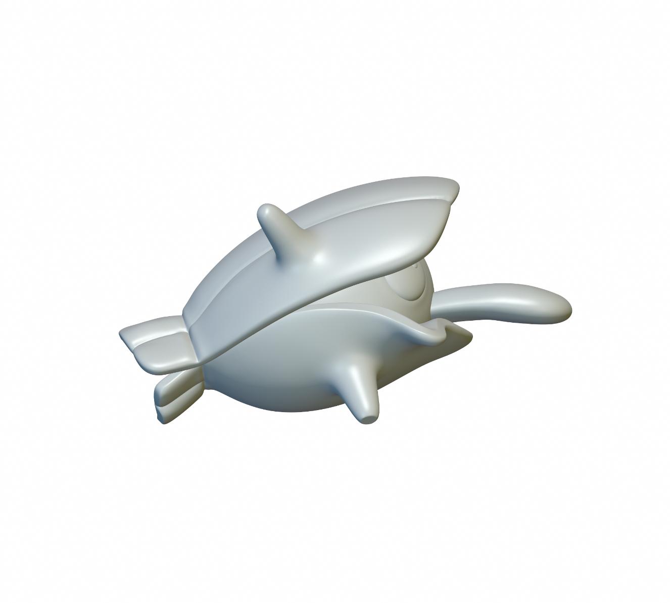 Pokemon Shellder #90 - Optimized for 3D Printing 3d model