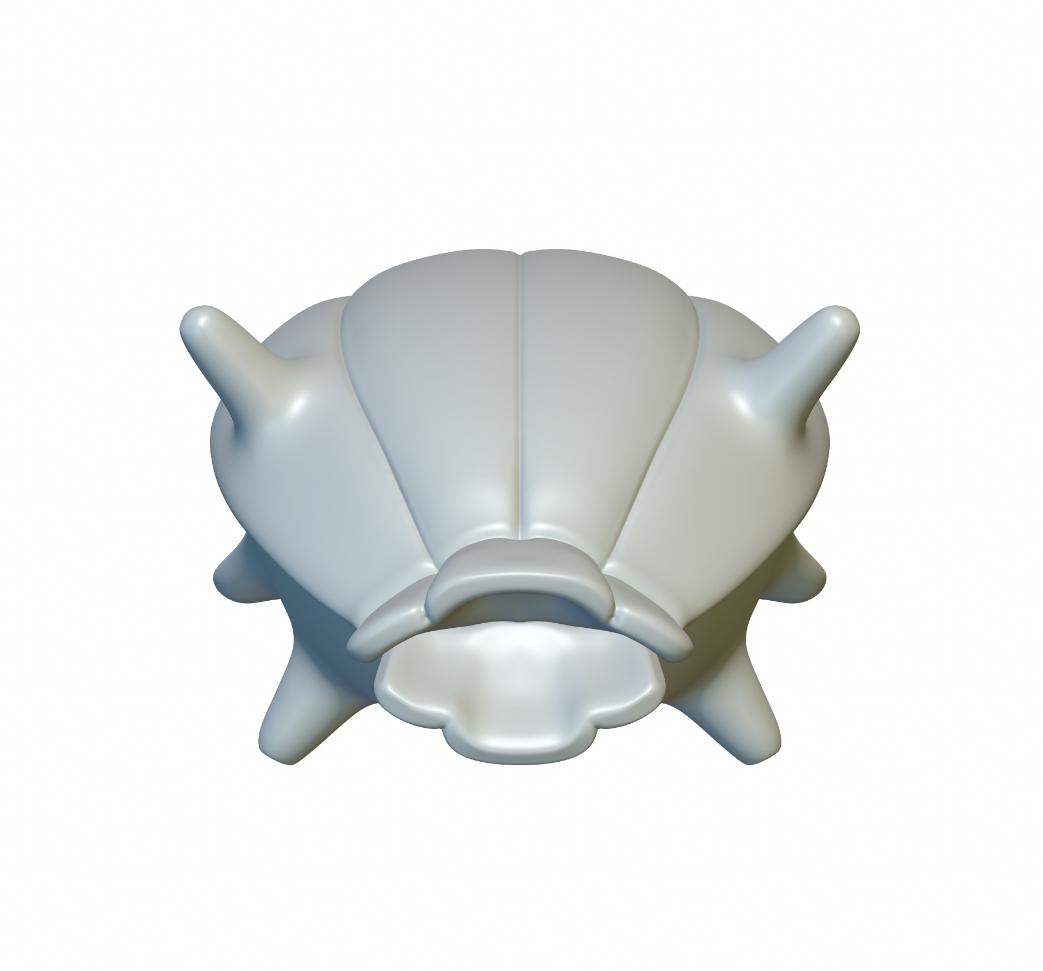 Pokemon Shellder #90 - Optimized for 3D Printing 3d model