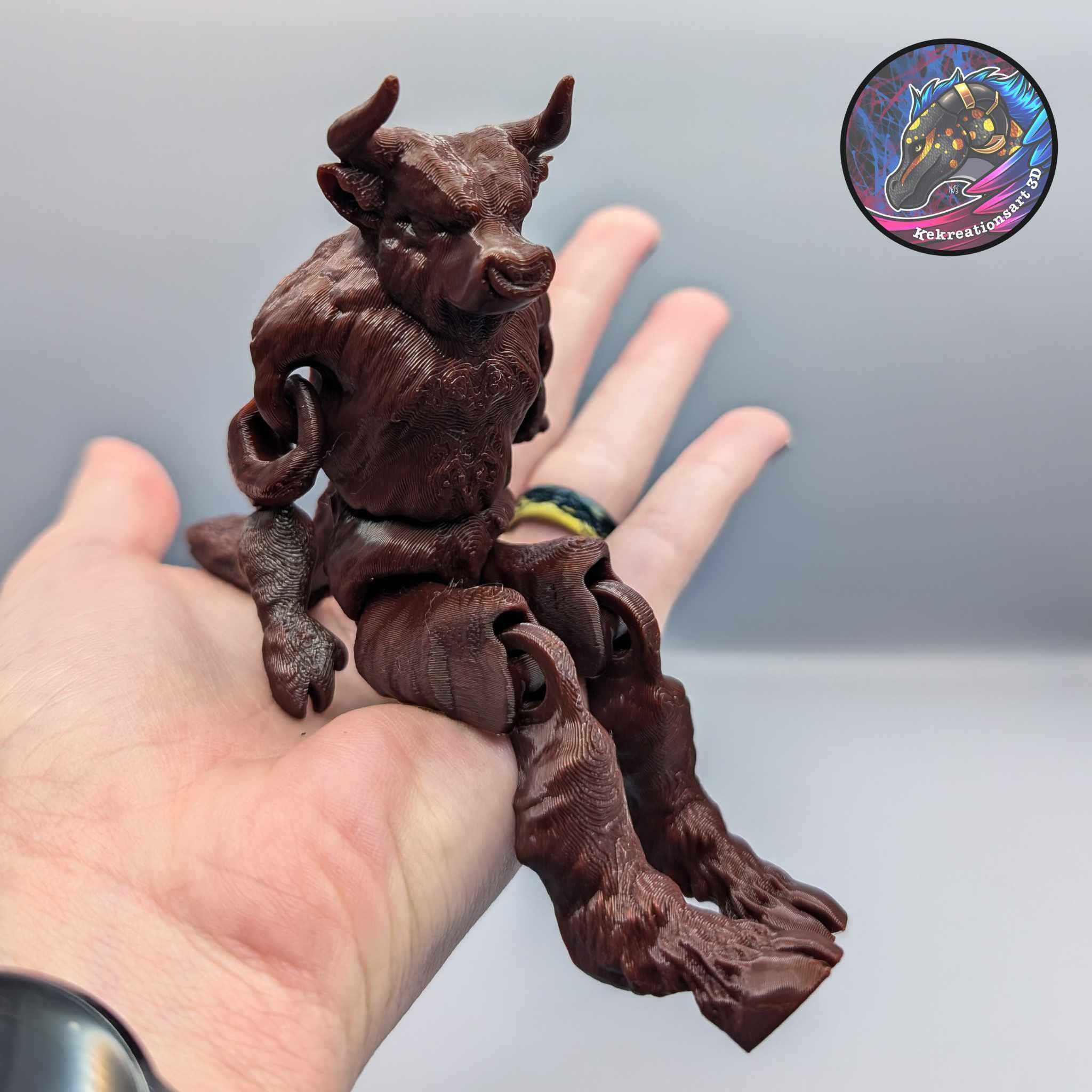 Mini and Tiny Flexi Minotaur 3d model