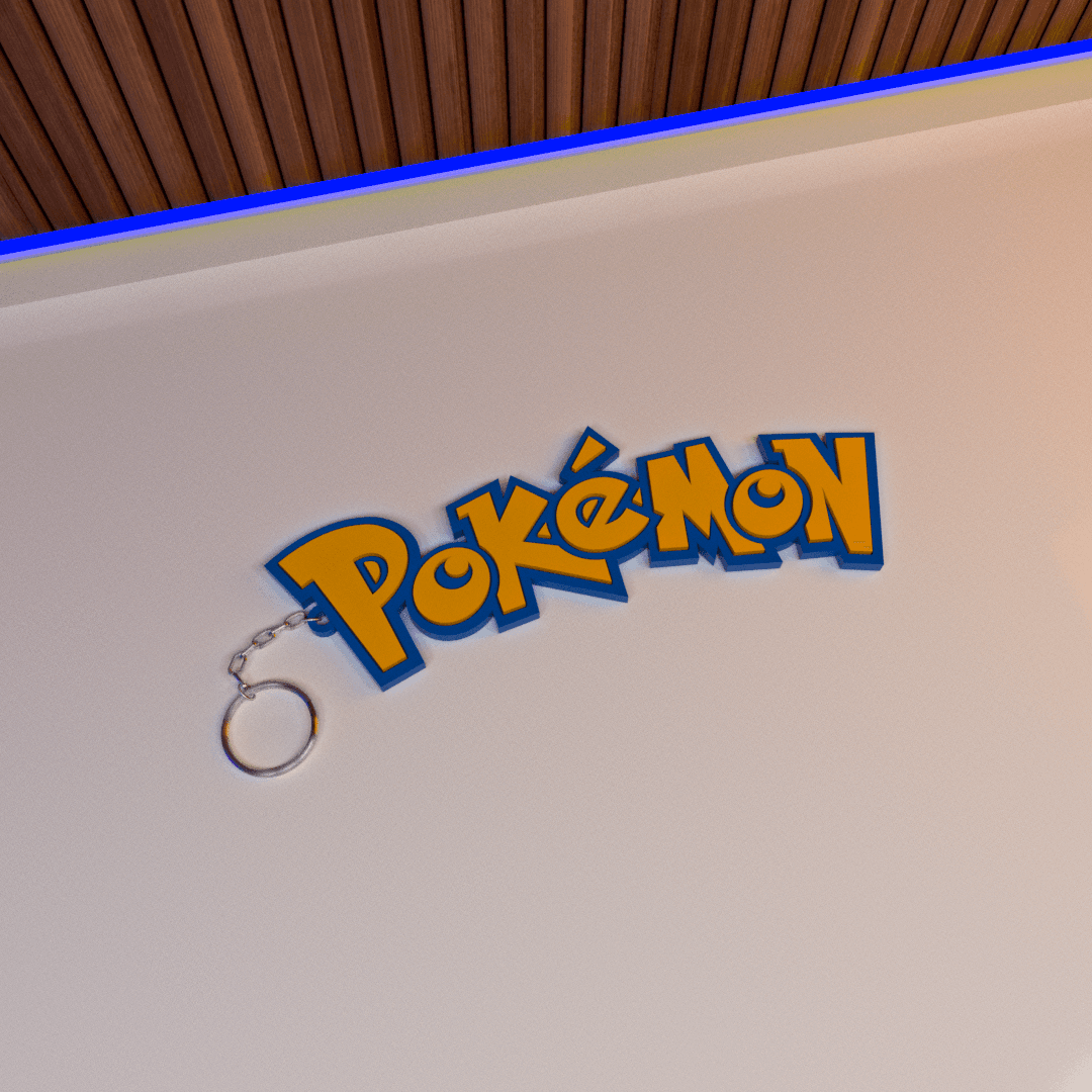 POKEMON - KEYCHAIN 3d model