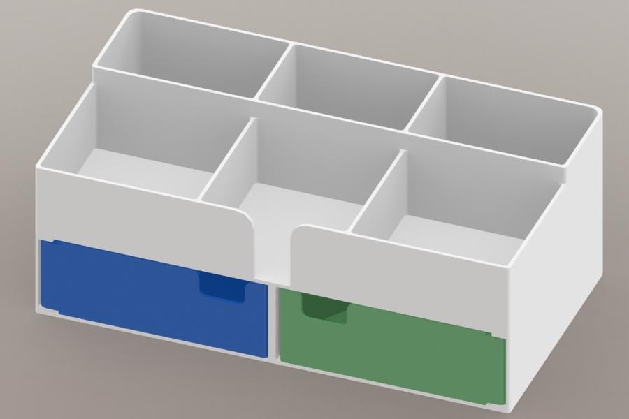 Desk Organizer IV 3d model