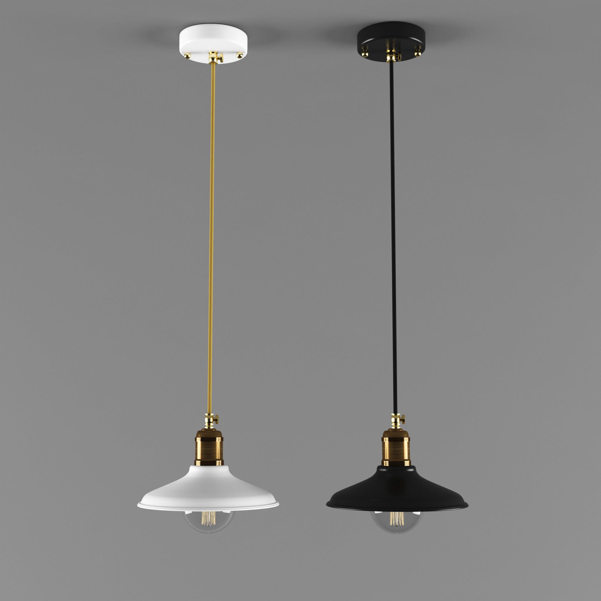 Steel lamp, SKU. 3206 by Pikartlights 3d model