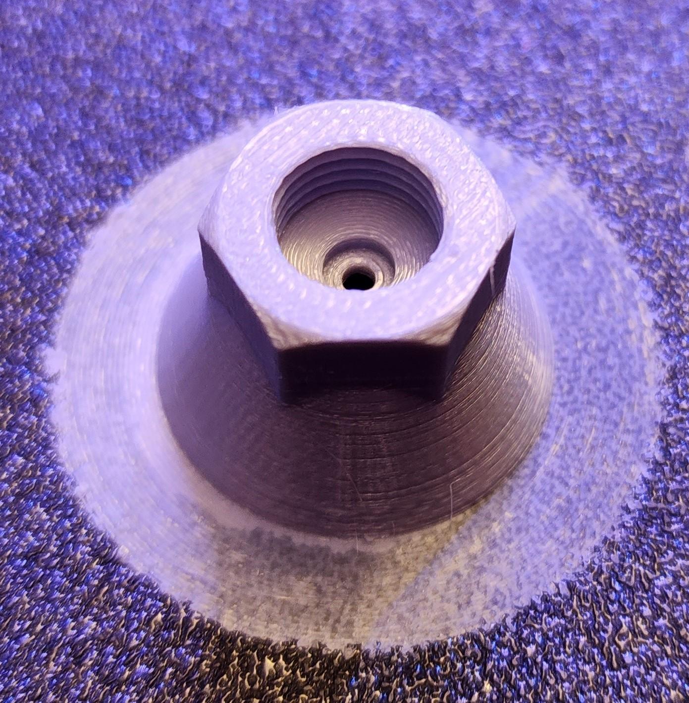 PTFE M10 Flanged Nut 3d model