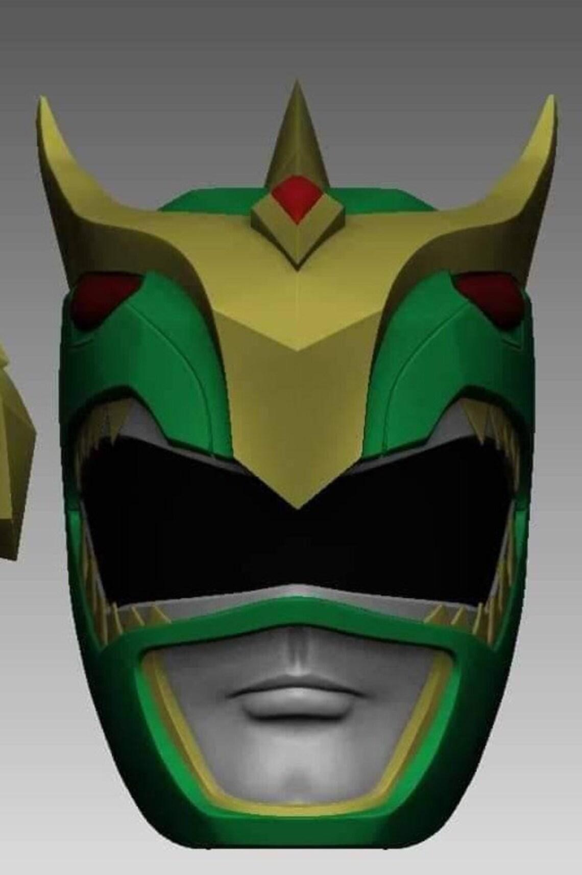 Green Ranger Helmet V2 [Matthew Cook Version] 3d model