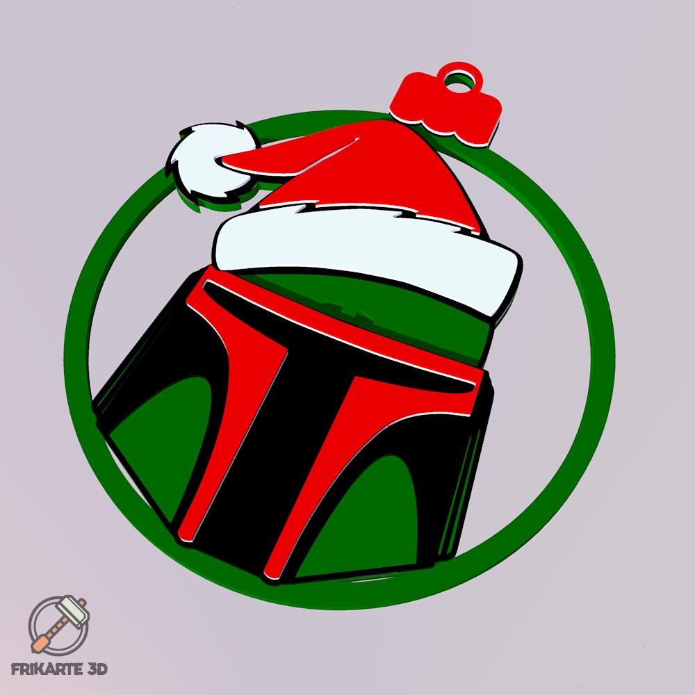 Boba Fett Christmas Tree Decoration 3d model