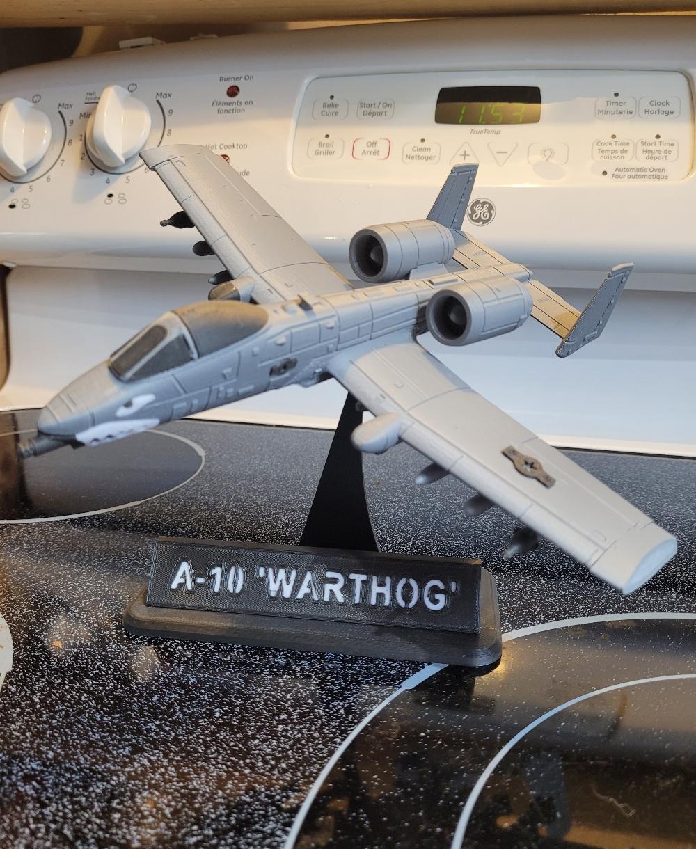 A-10 'Warthog' Kit (No Support, No AMS, No Glue) 3d model