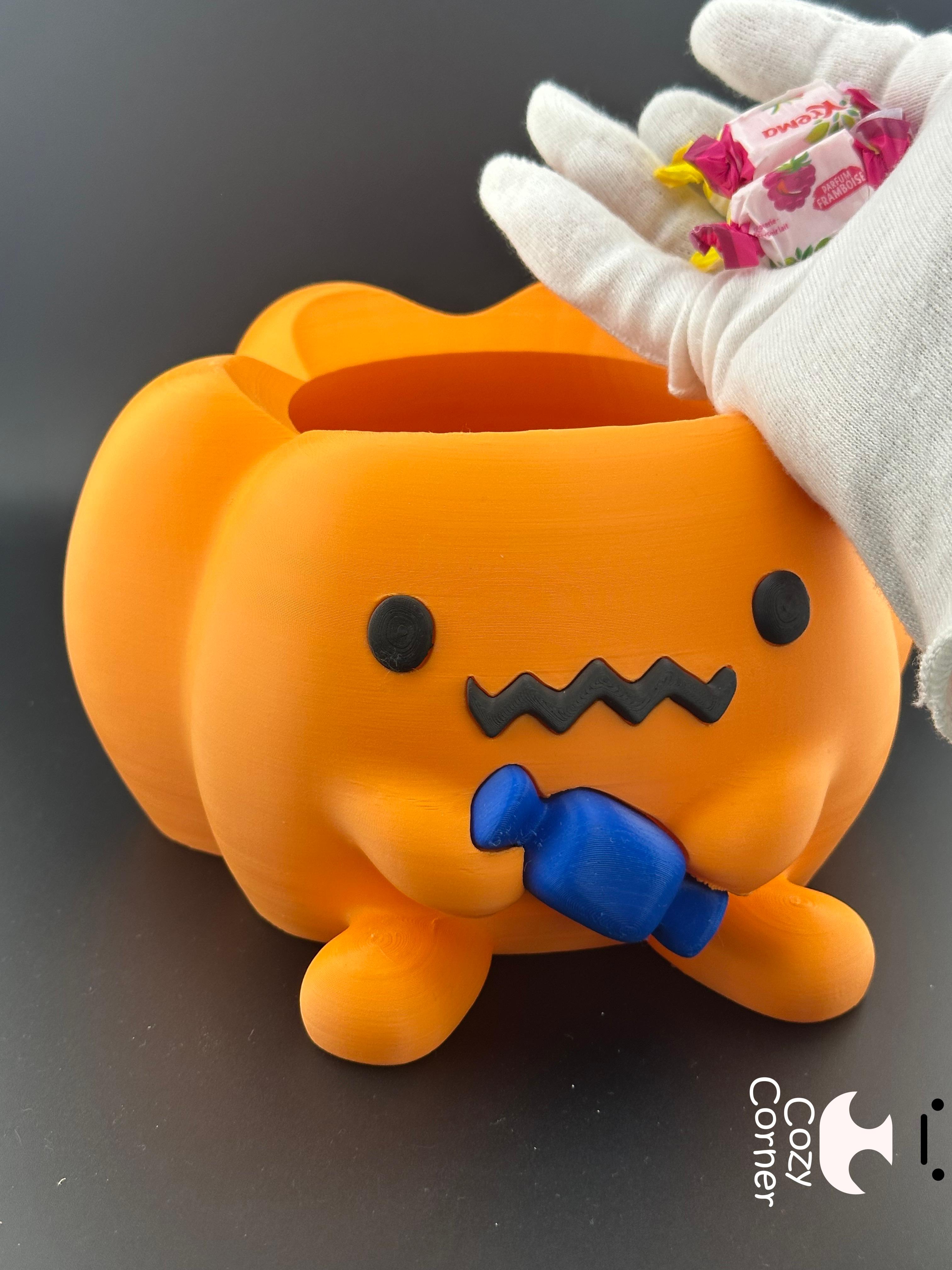 Pumpkin candy bowl 3d model